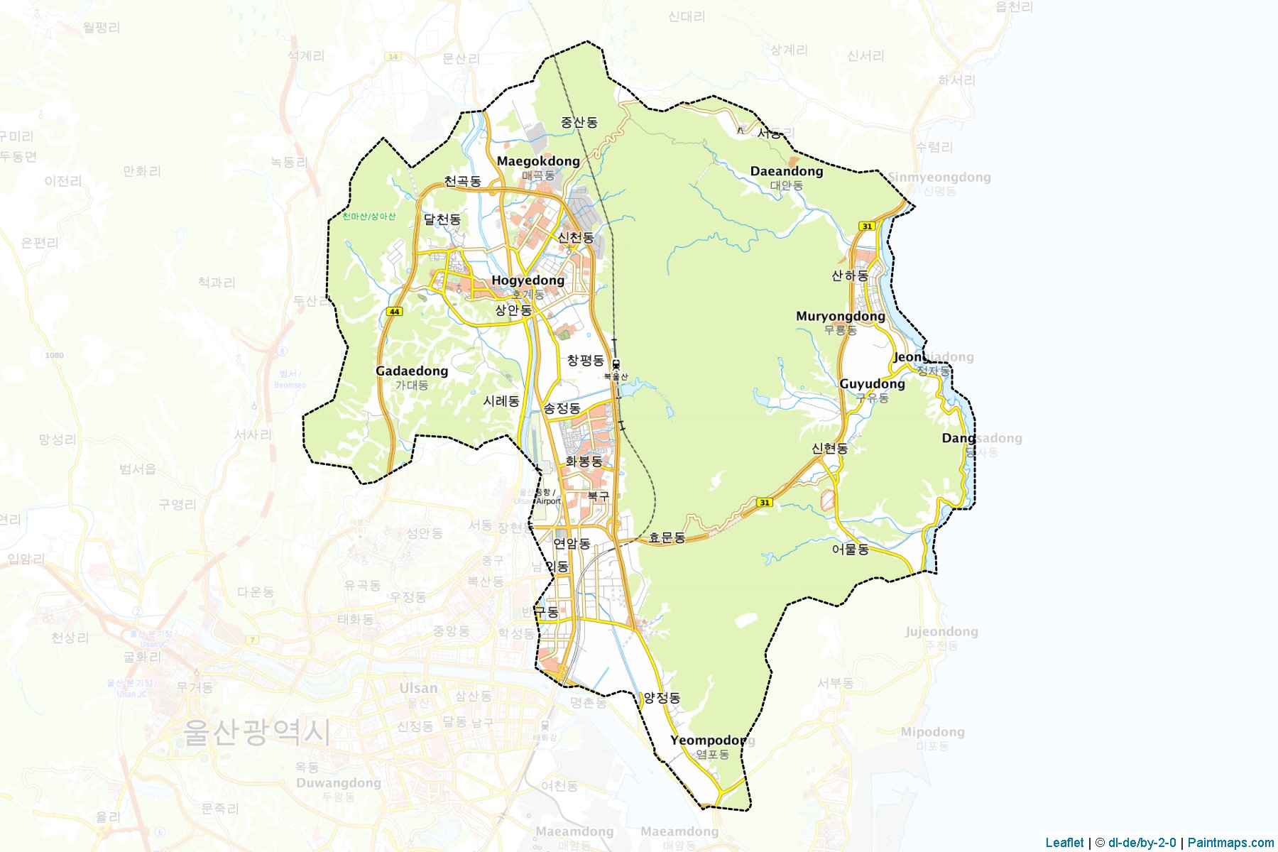 Buk (Ulsan) Map Cropping Samples-1