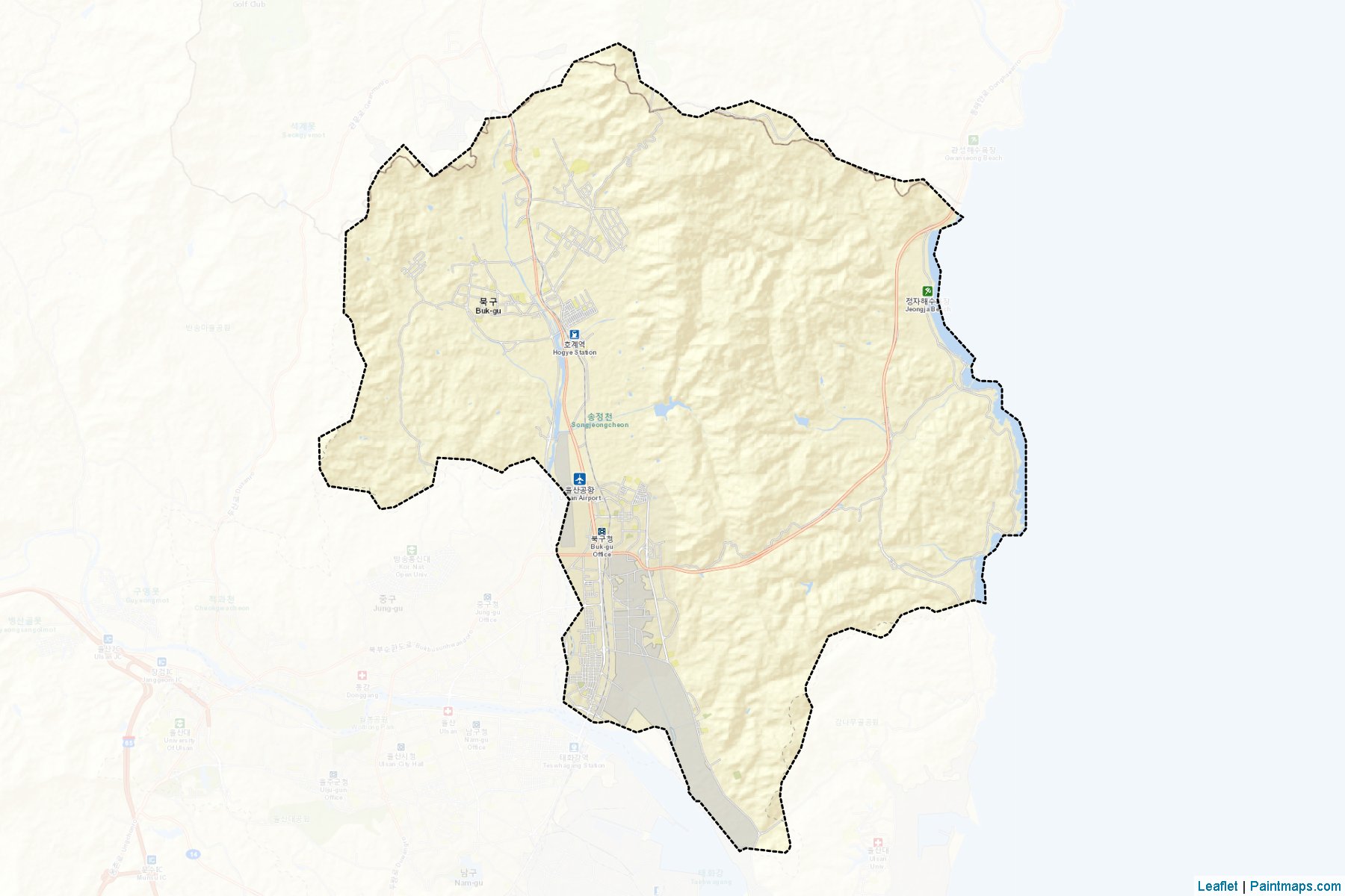 Buk (Ulsan) Map Cropping Samples-2