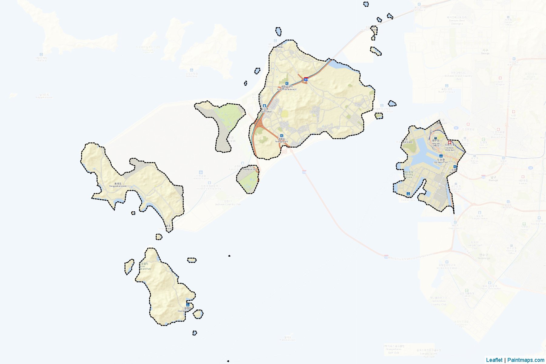 Jung (Incheon) Map Cropping Samples-2