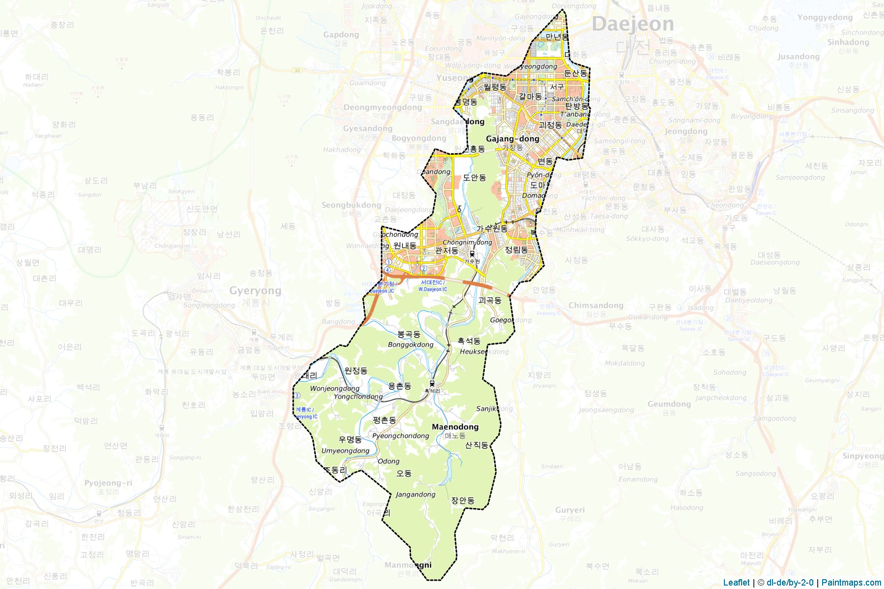 Seo (Daejon) Map Cropping Samples-1