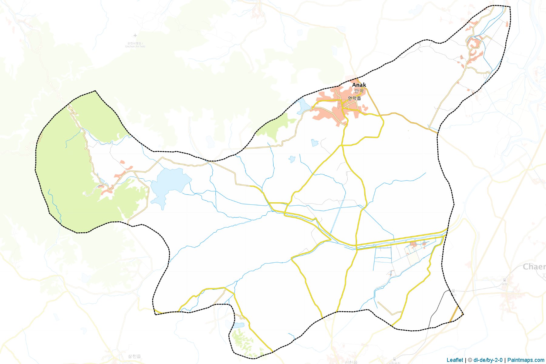 Anak (Hwanghae-namdo) Map Cropping Samples-1