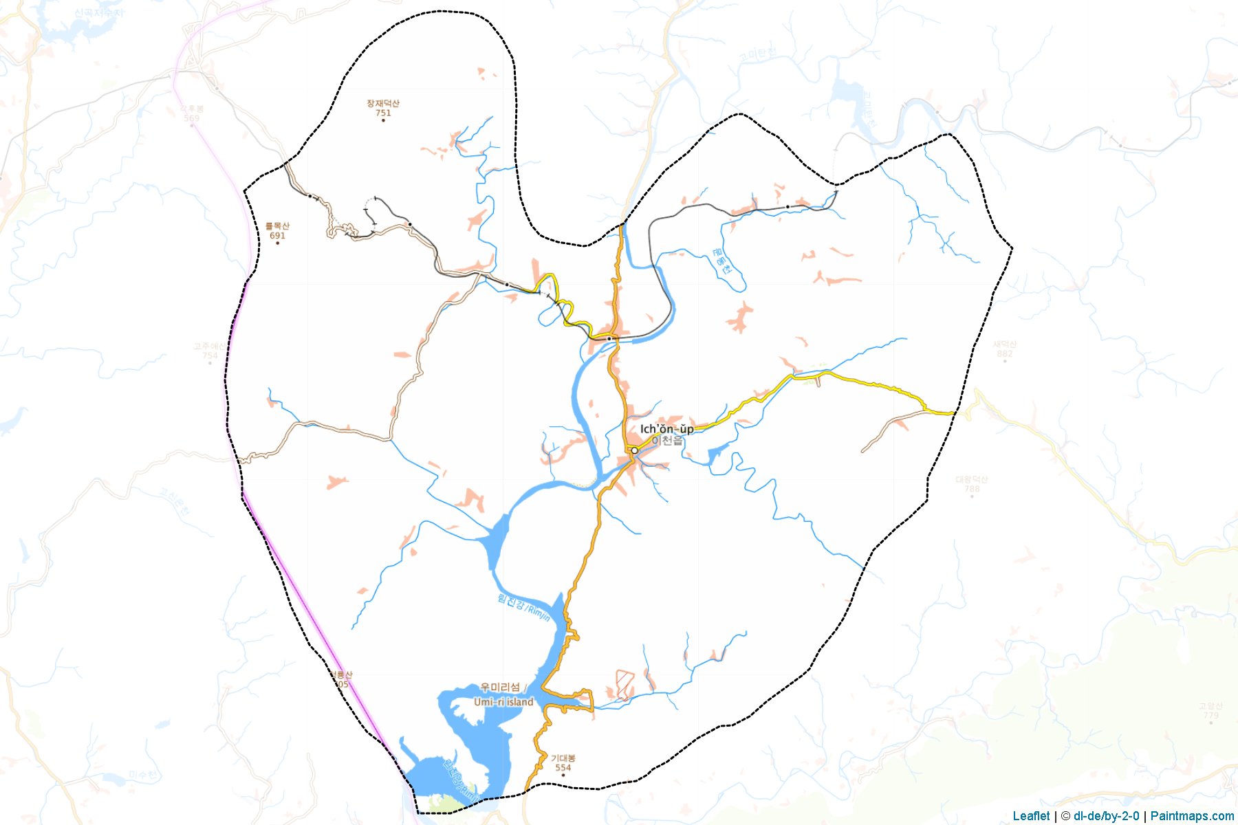 Ichon (Kangwon-do) Map Cropping Samples-1