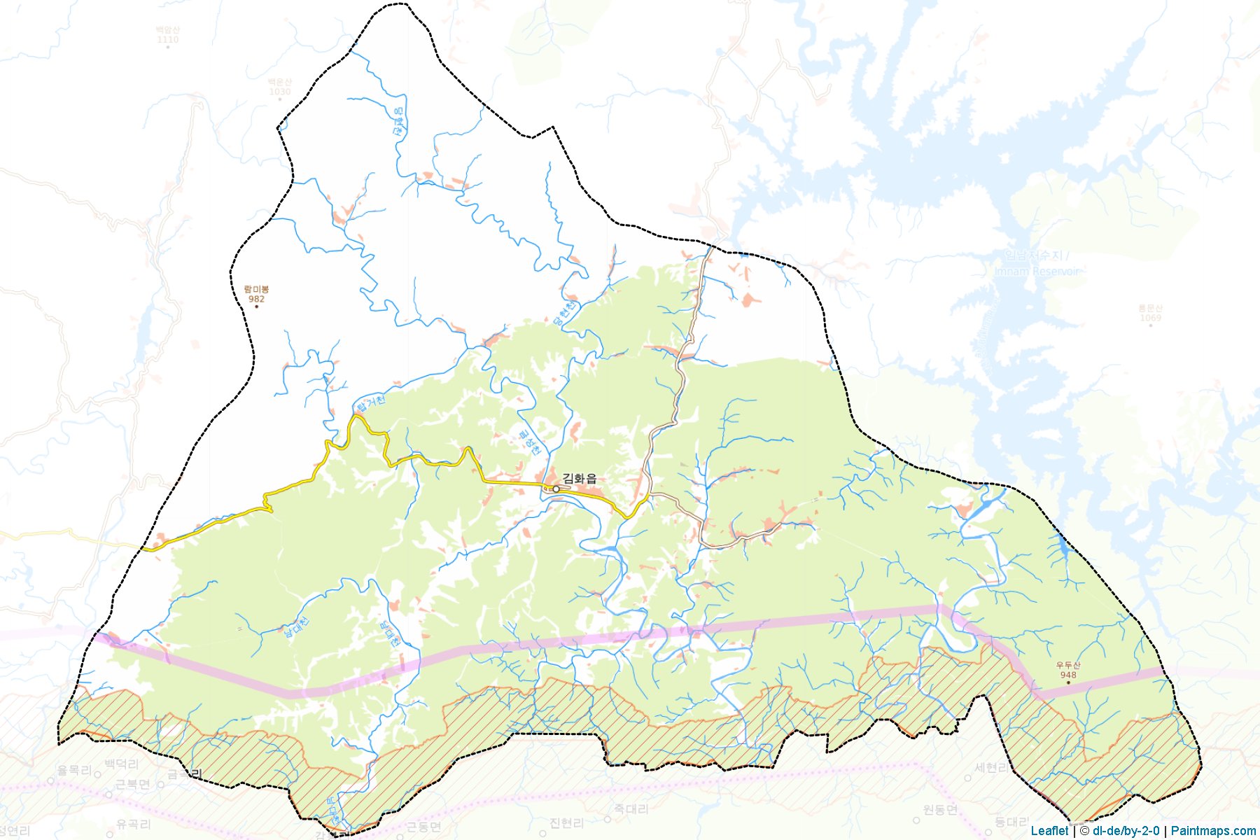 Kimhwa (Kangwon-do) Map Cropping Samples-1