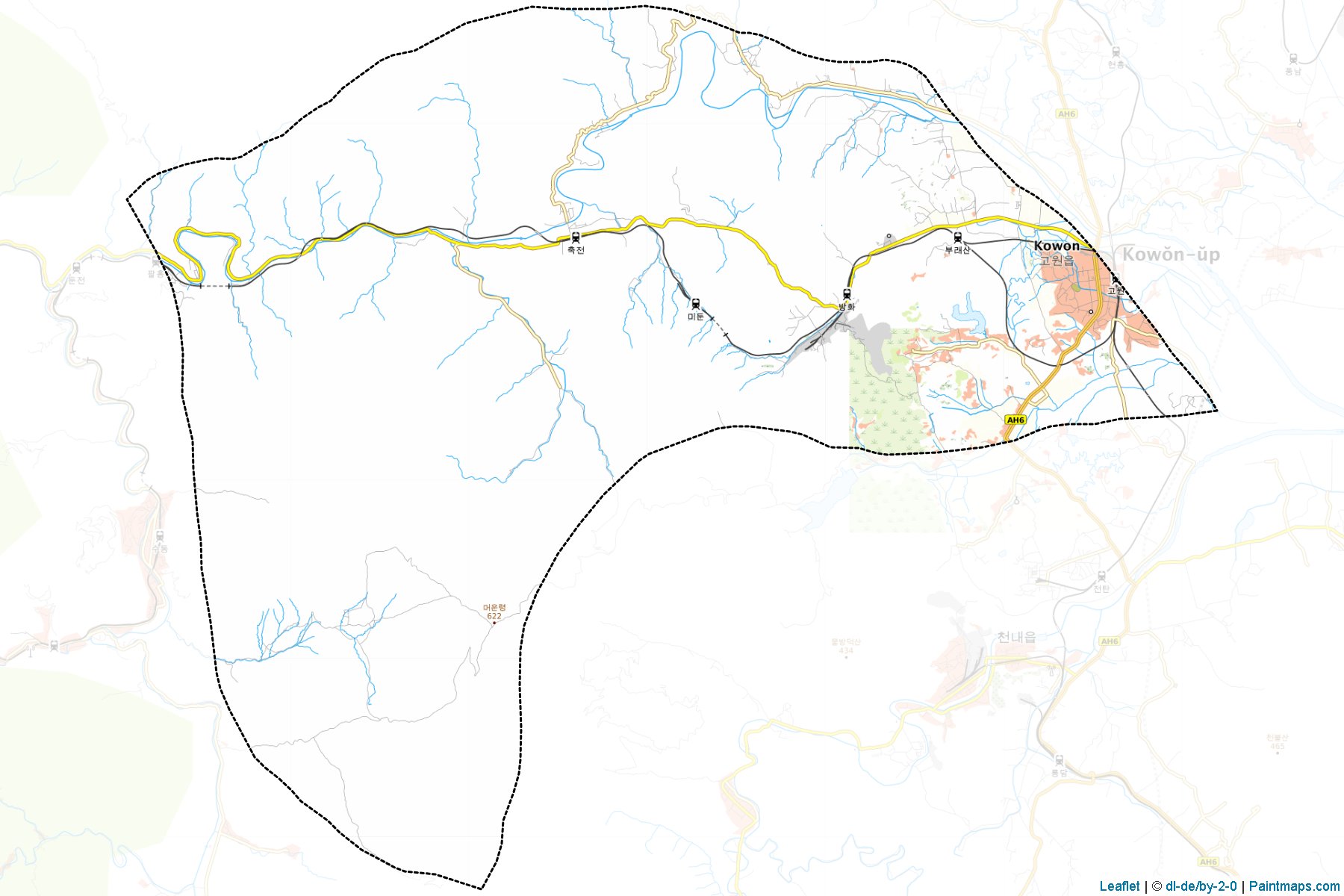 Kowon (Hamgyong-namdo) Map Cropping Samples-1