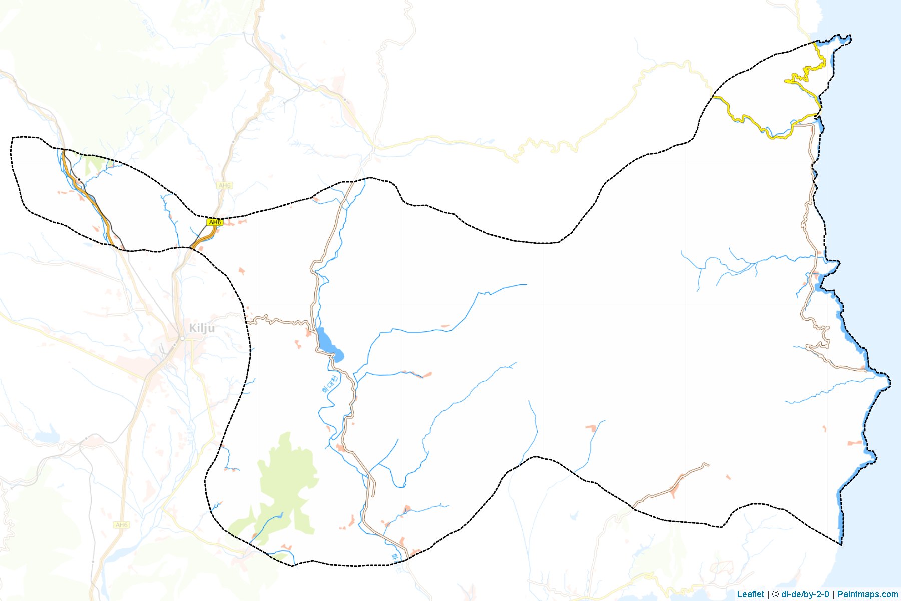 Myongchon (Hamgyong-bukto) Map Cropping Samples-1