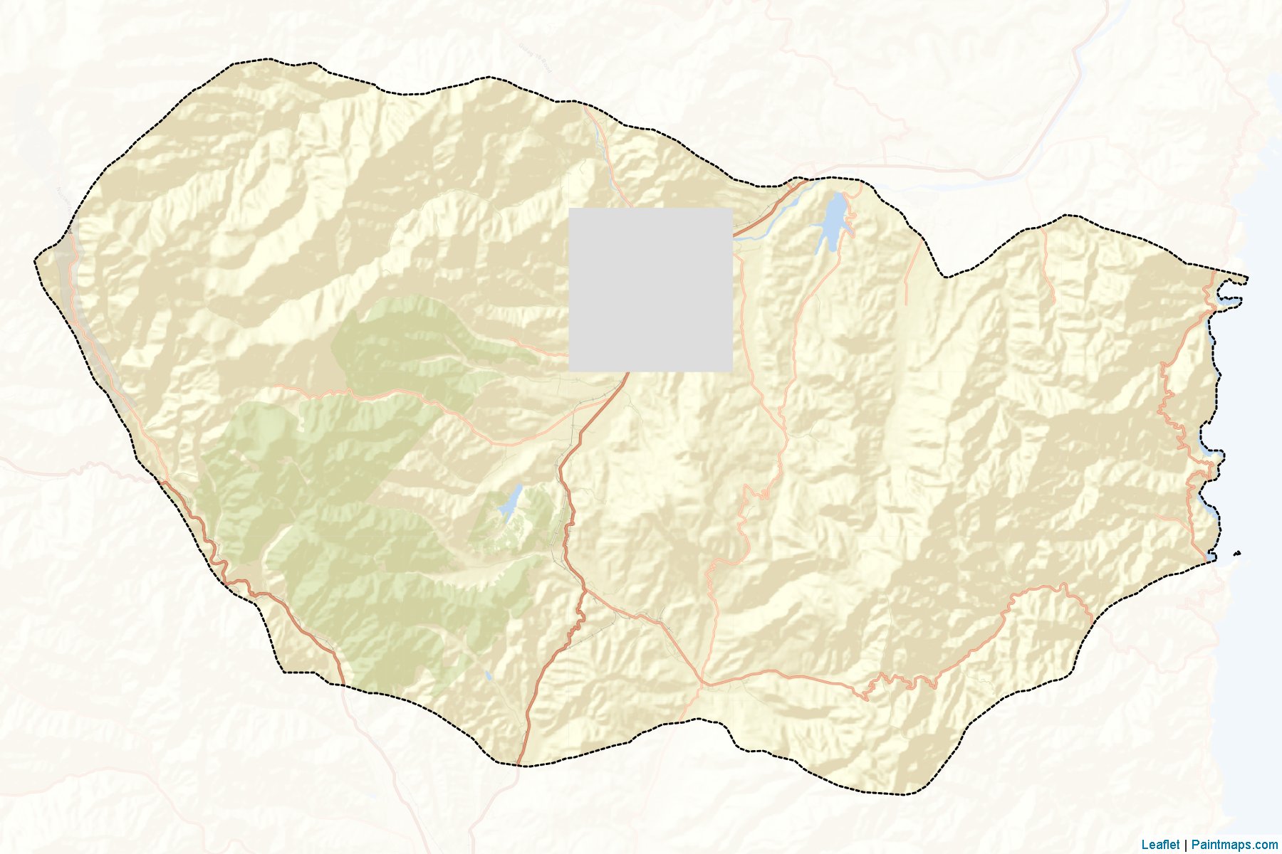 Muestras de recorte de mapas Myonggan (Hamgyŏng-bukto)-2