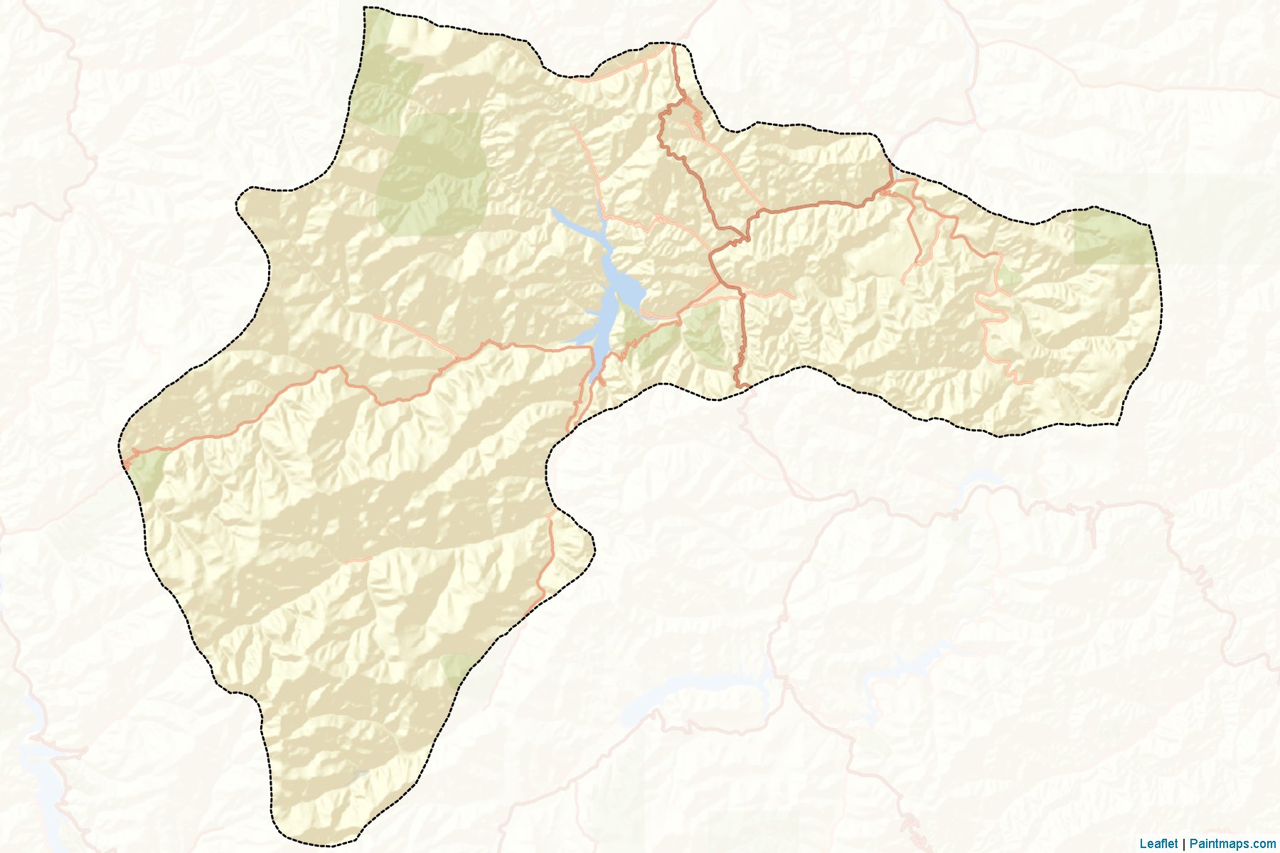 Muestras de recorte de mapas Phungso (Ryanggang)-2