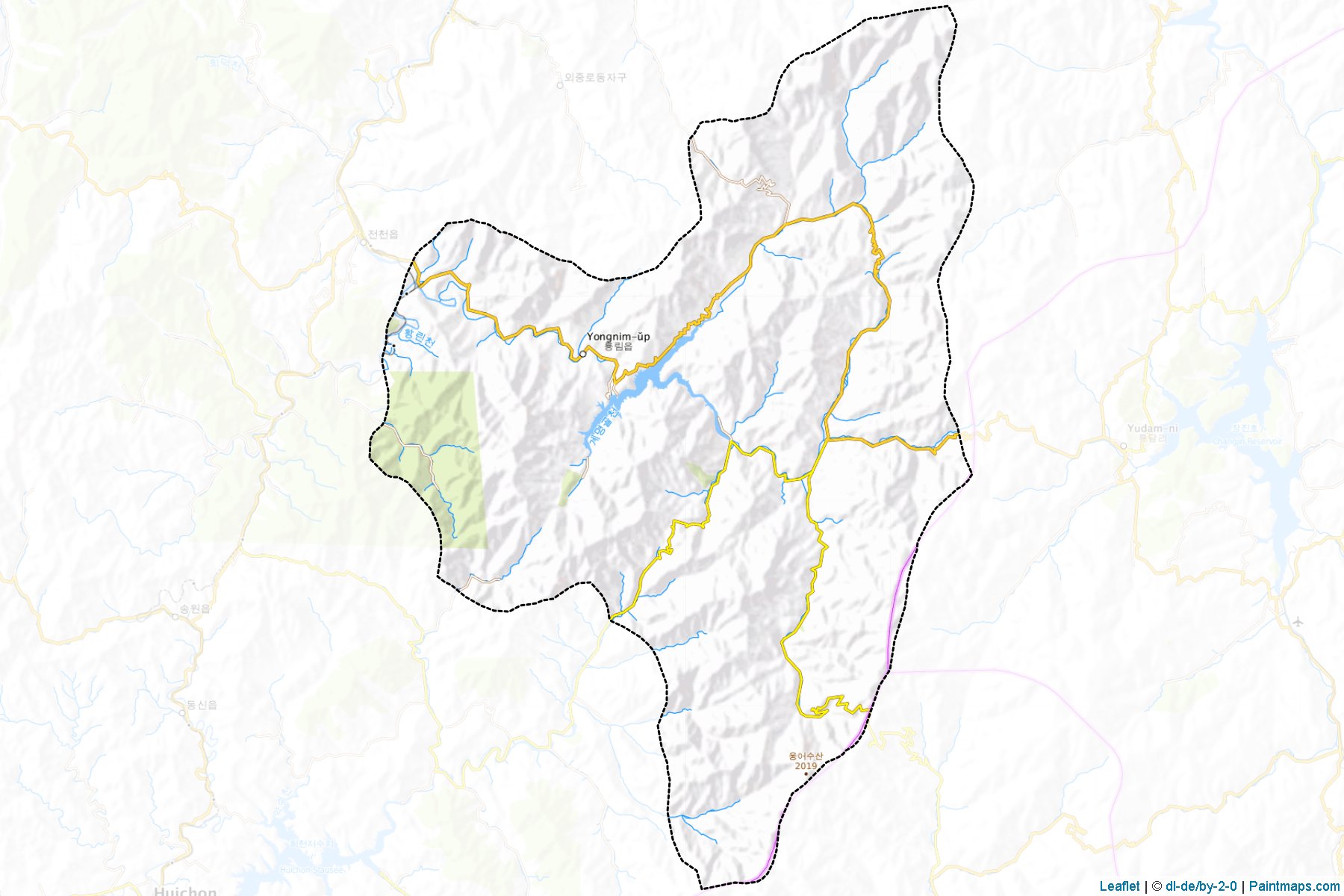 Ryongrim (Chagang-do) Map Cropping Samples-1