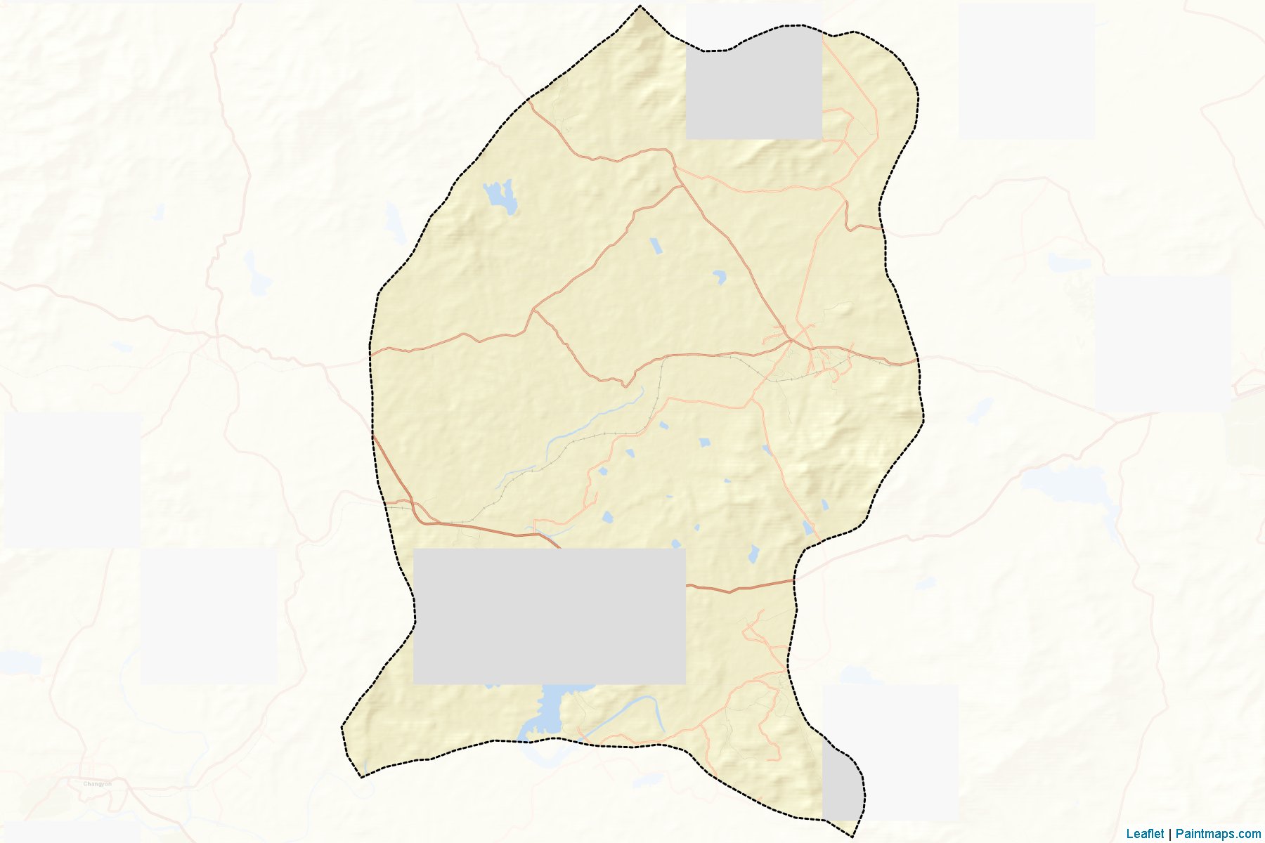 Samchon (Hwanghae-namdo) Map Cropping Samples-2