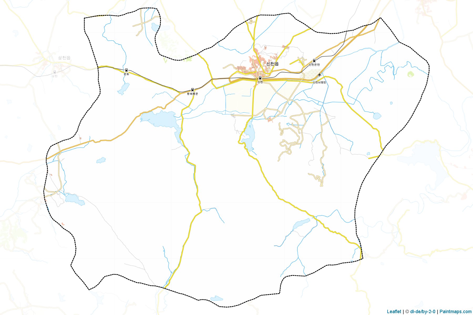 Sinchon (Hwanghae-namdo) Map Cropping Samples-1