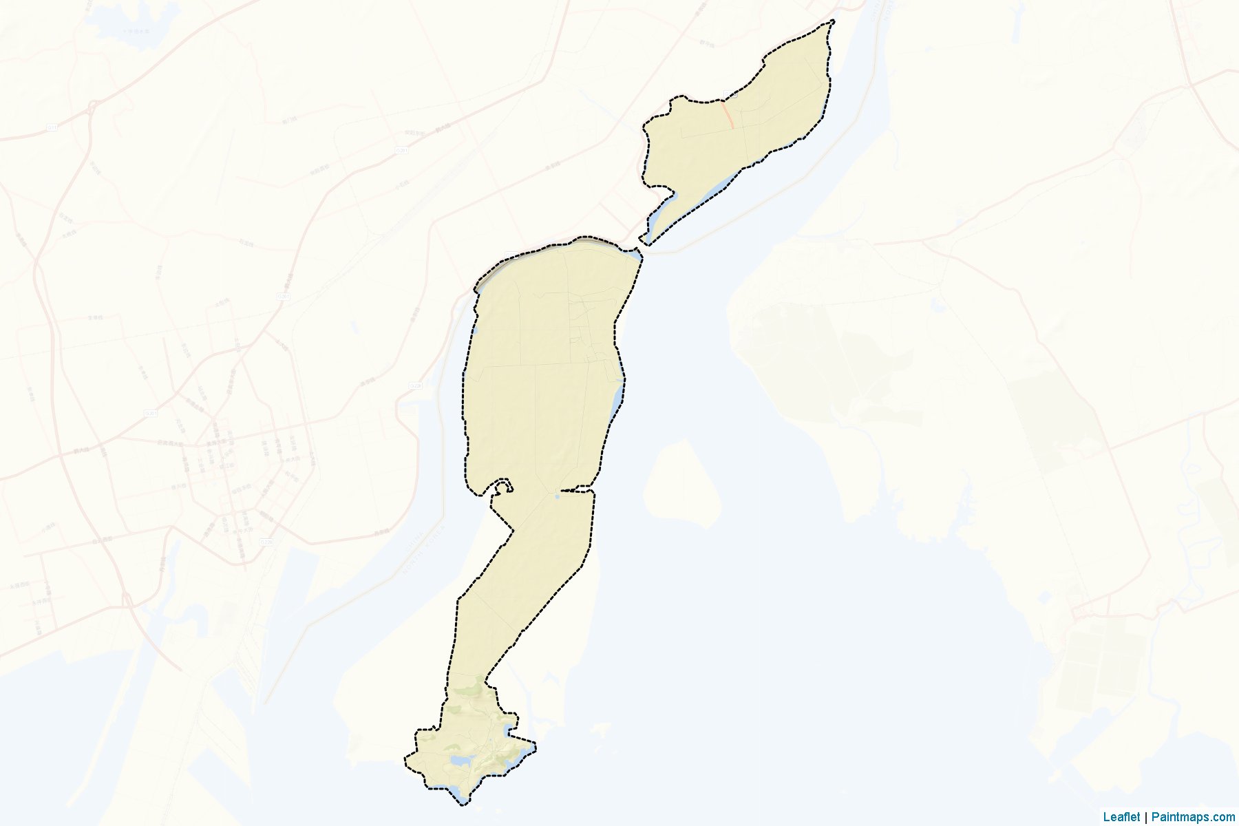 Muestras de recorte de mapas Sindo (P'yŏngan-bukto)-2