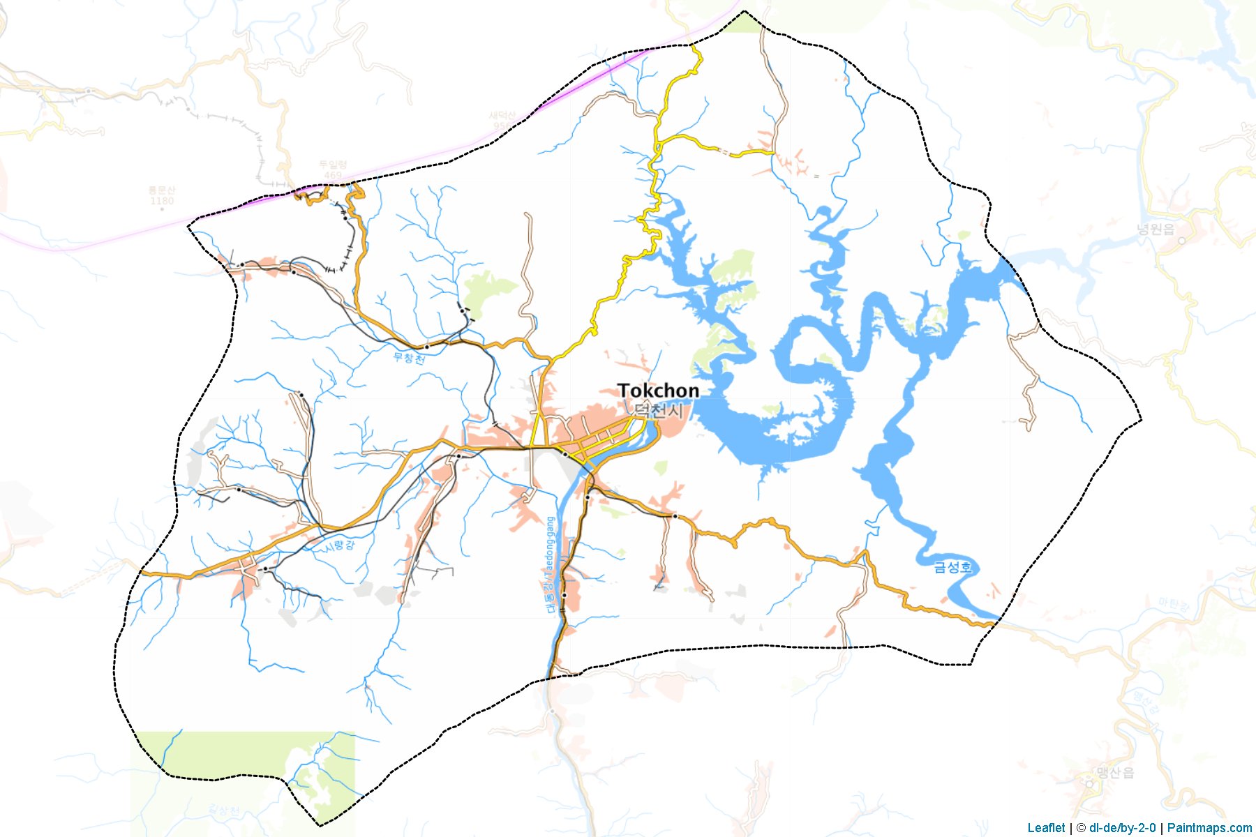 Tokchon (P'yongan-namdo) Map Cropping Samples-1