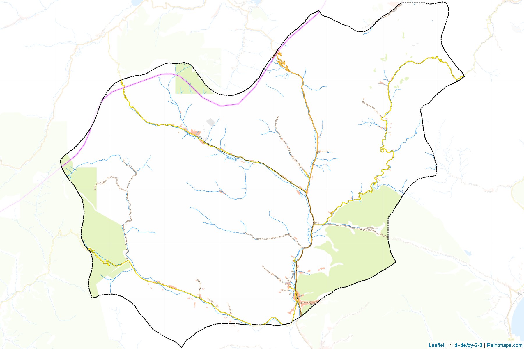 Toksong (Güney Hamgyong) Haritası Örnekleri-1