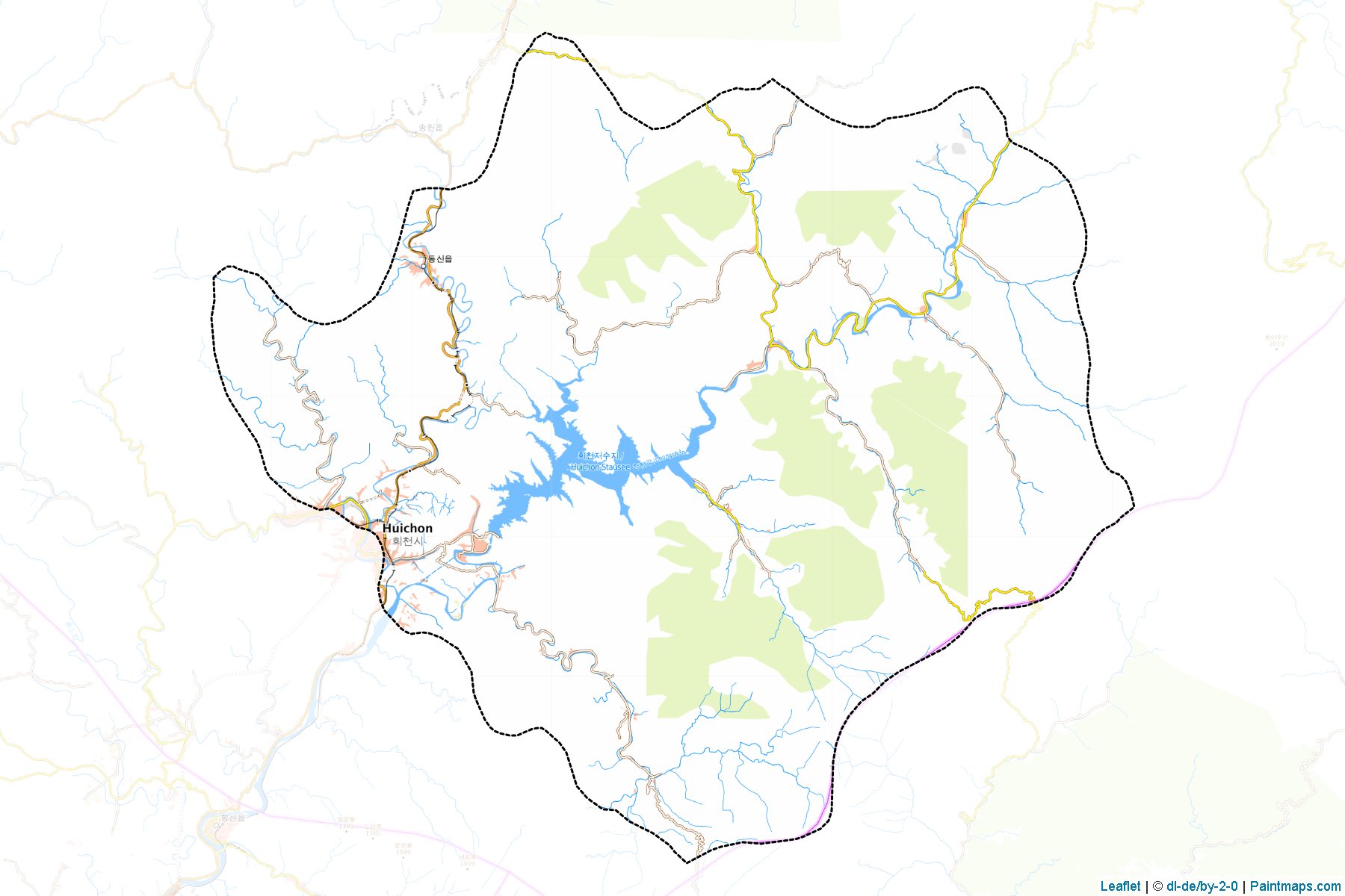 Tongsin (Chagang-do) Map Cropping Samples-1