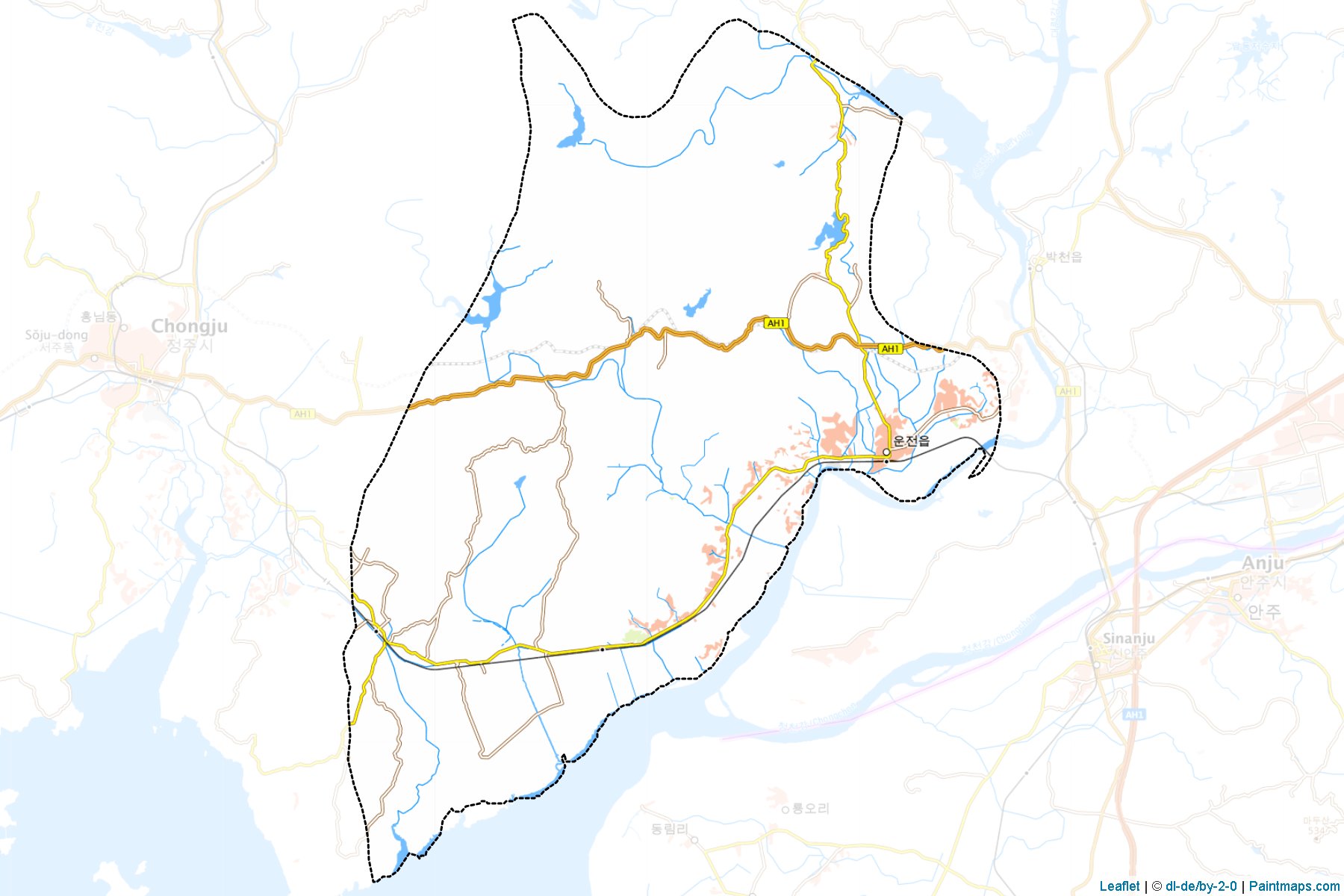 Unjon (P'yongan-bukto) Map Cropping Samples-1