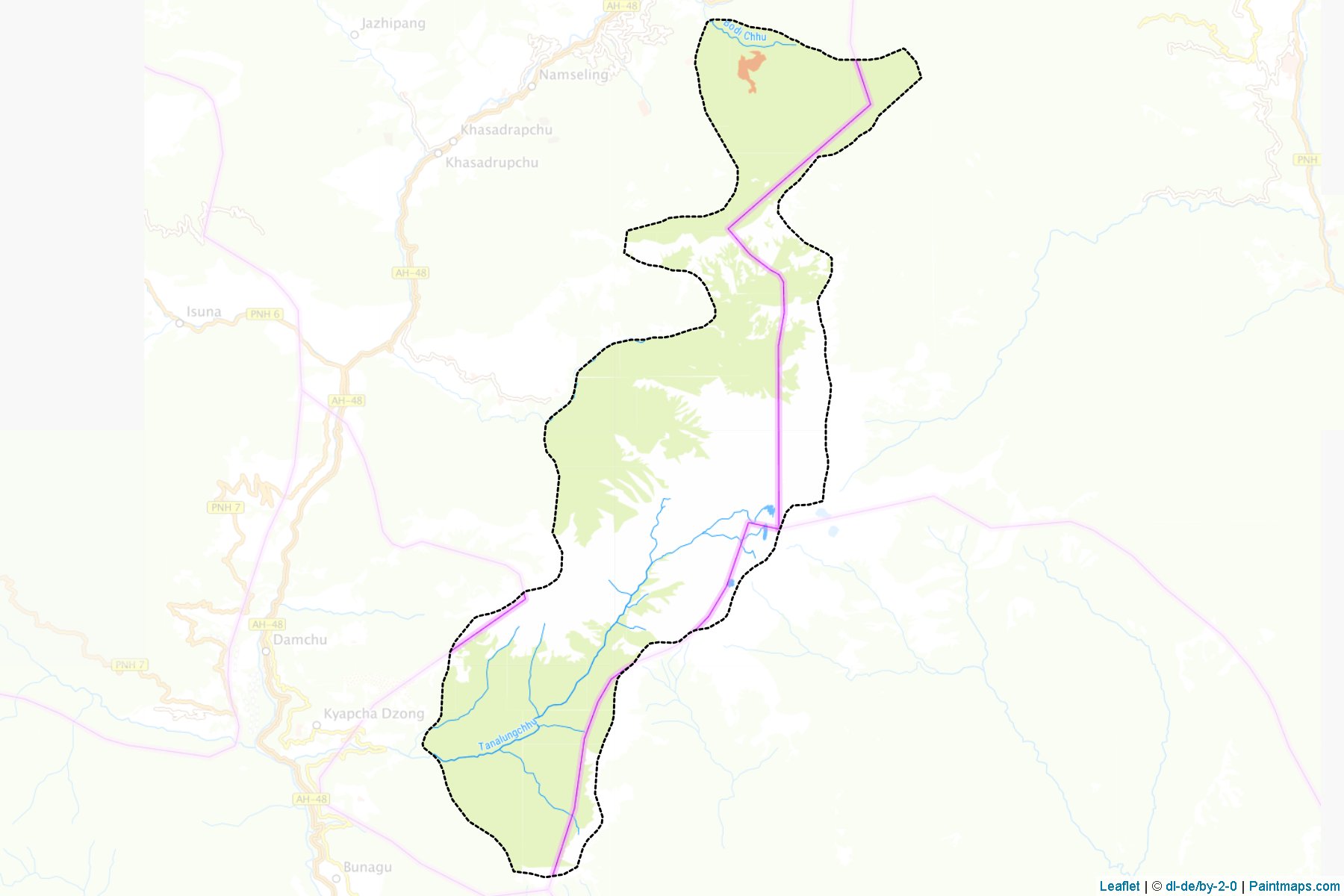 Dagala (Thimphu) Map Cropping Samples-1