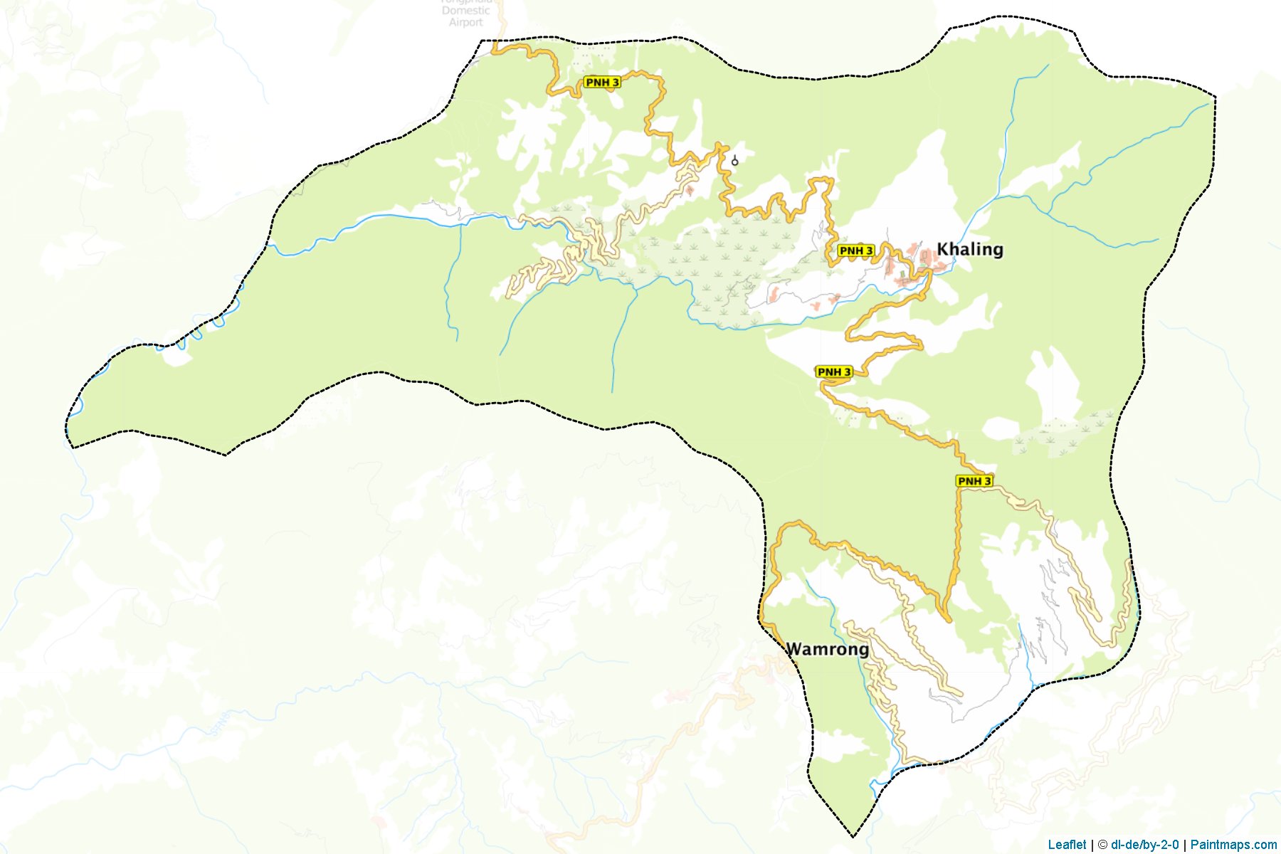 Khaling (Tashigang) Map Cropping Samples-1