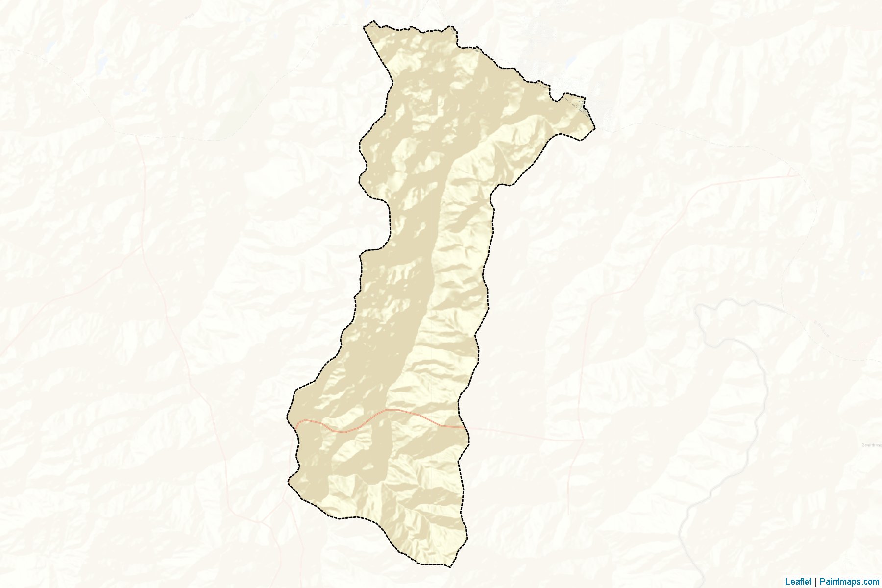 Muestras de recorte de mapas Khoma (Lhuntshi)-2