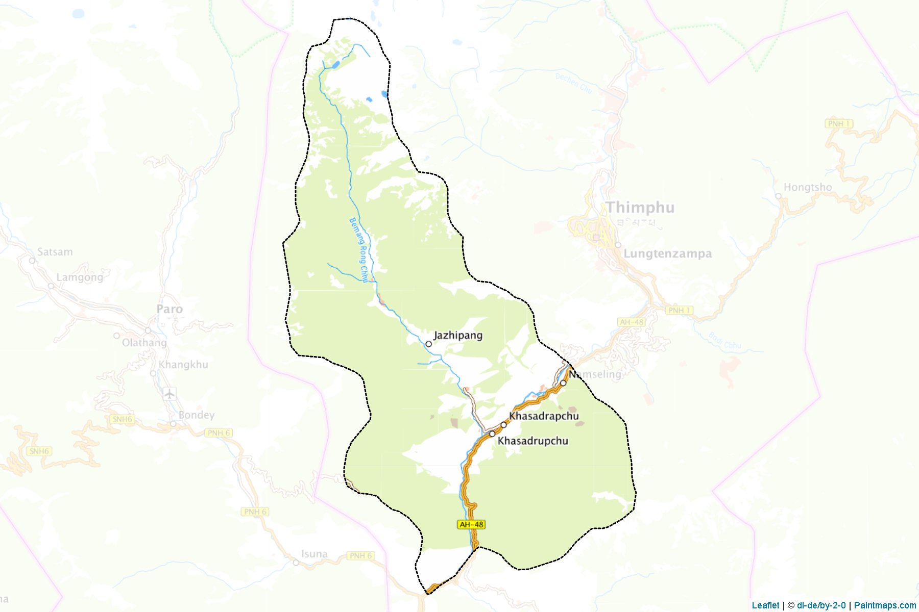 Mewang (Thimphu) Map Cropping Samples-1