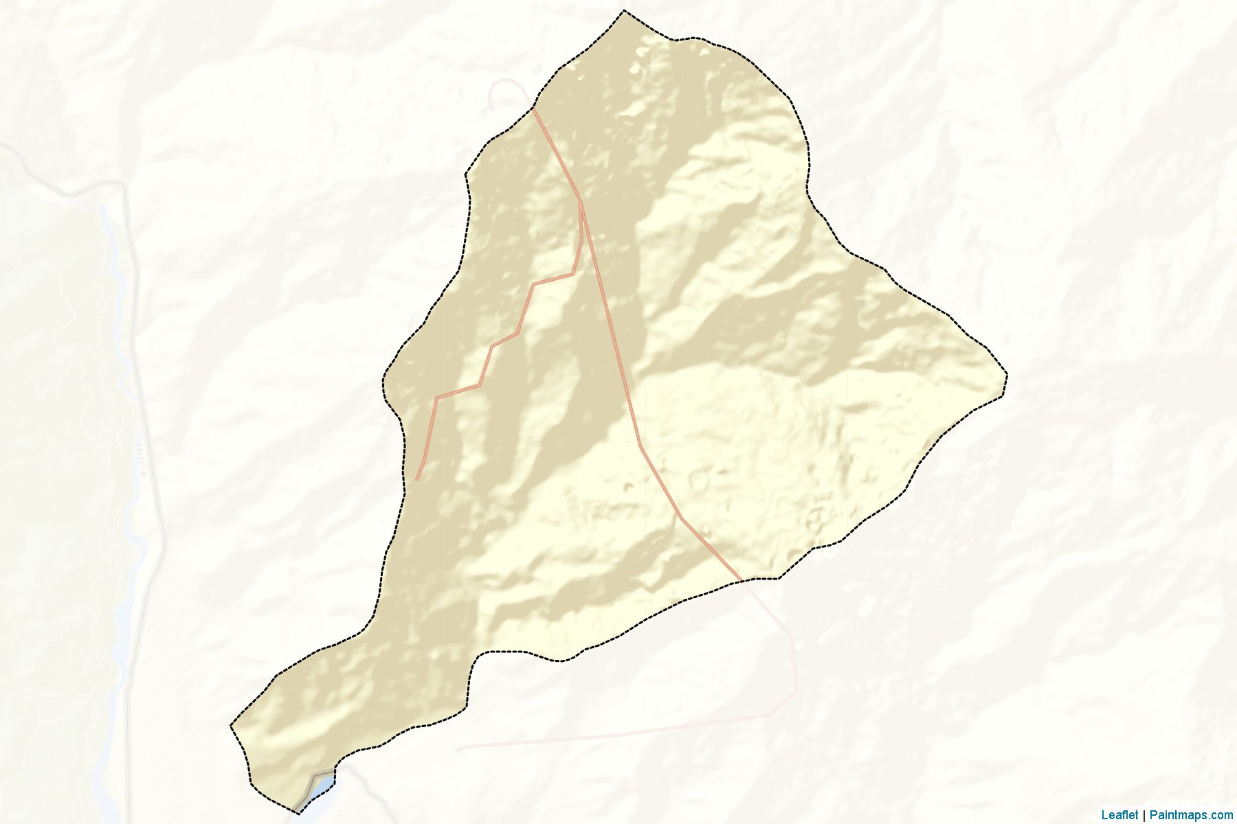 Muestras de recorte de mapas Namgyel Chhoeling (Samchi)-2