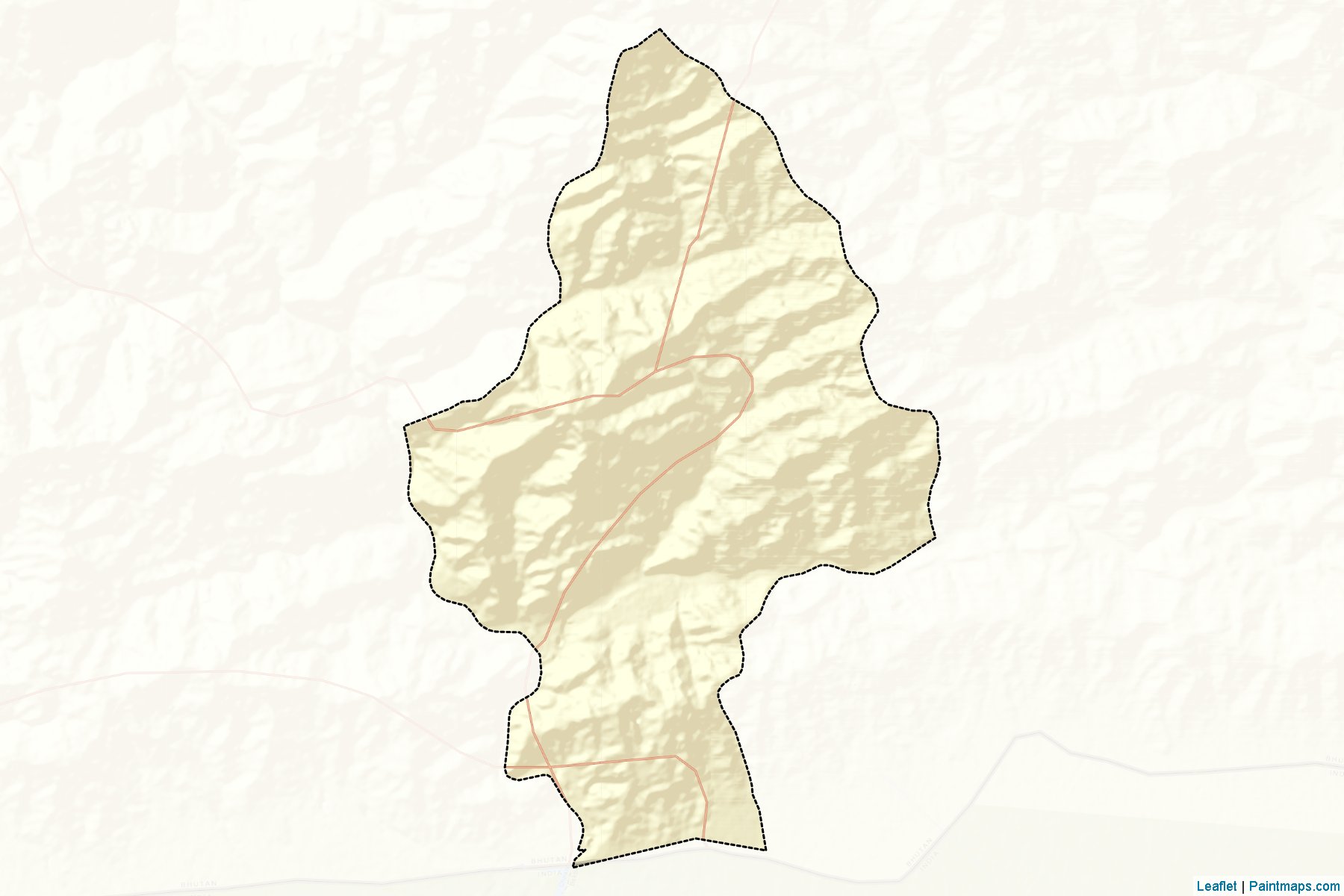 Muestras de recorte de mapas Ngangla (Shemgang)-2