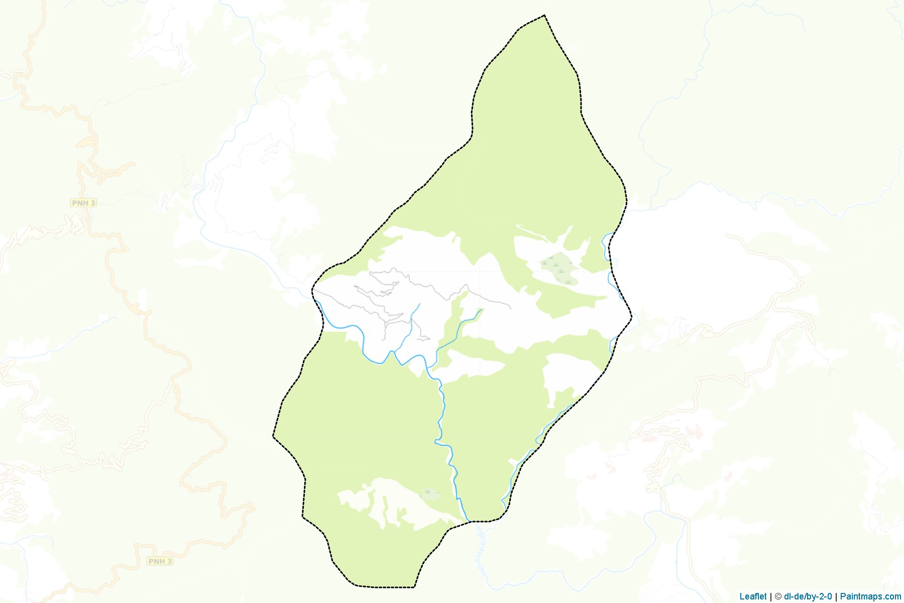 Muestras de recorte de mapas Wangphu (Samdrup Jongkhar)-1