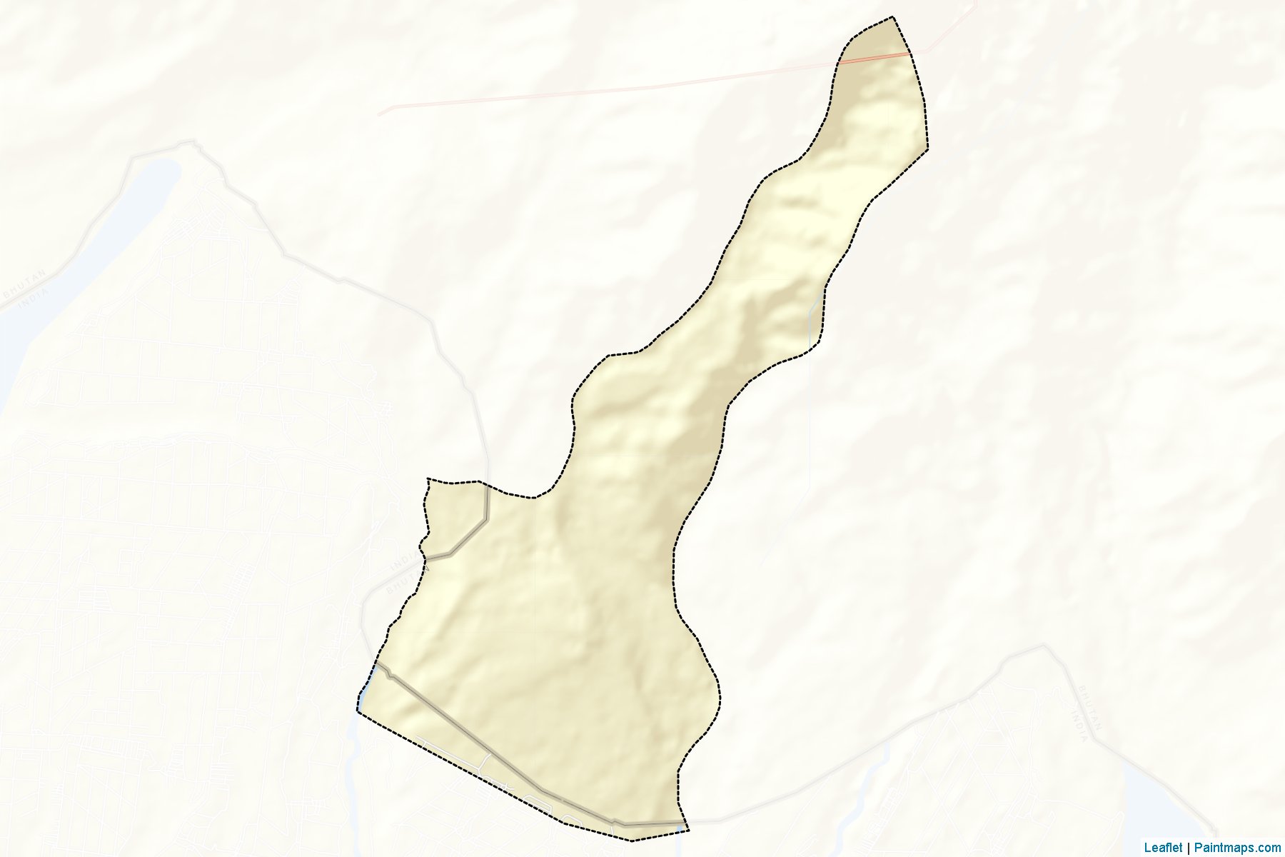 Muestras de recorte de mapas Yoeseltse (Samchi)-2