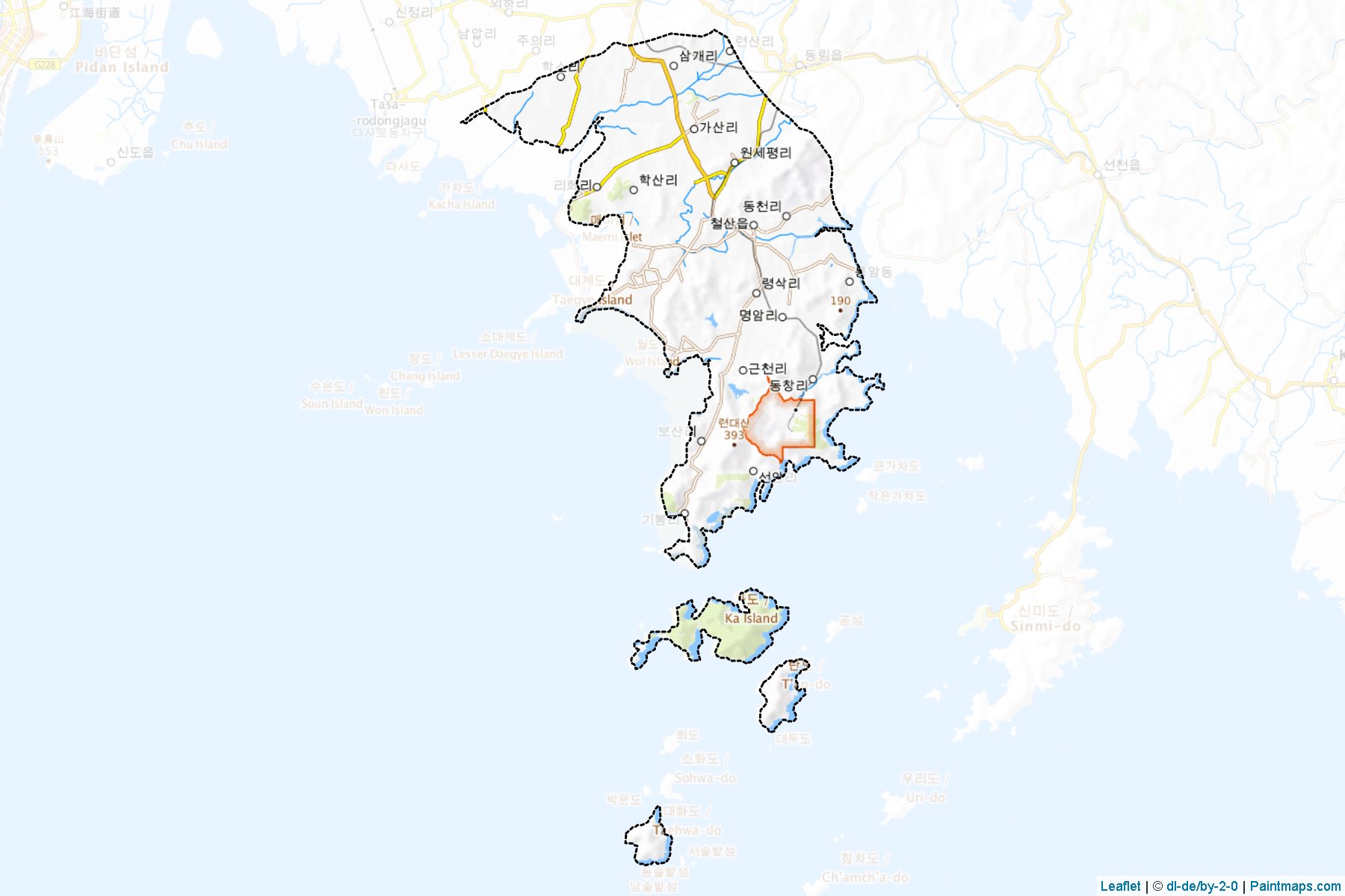 Cholwan (P'yongan-bukto) Map Cropping Samples-1