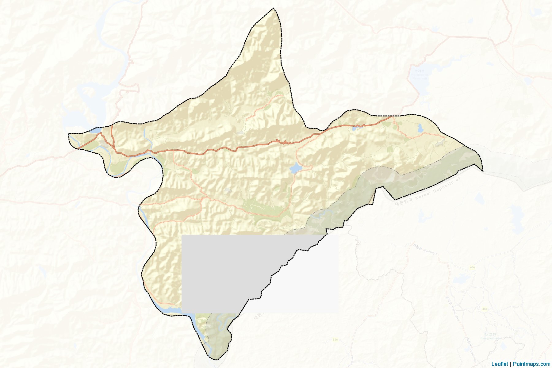 Cholwon (Kangwon-do) Map Cropping Samples-2