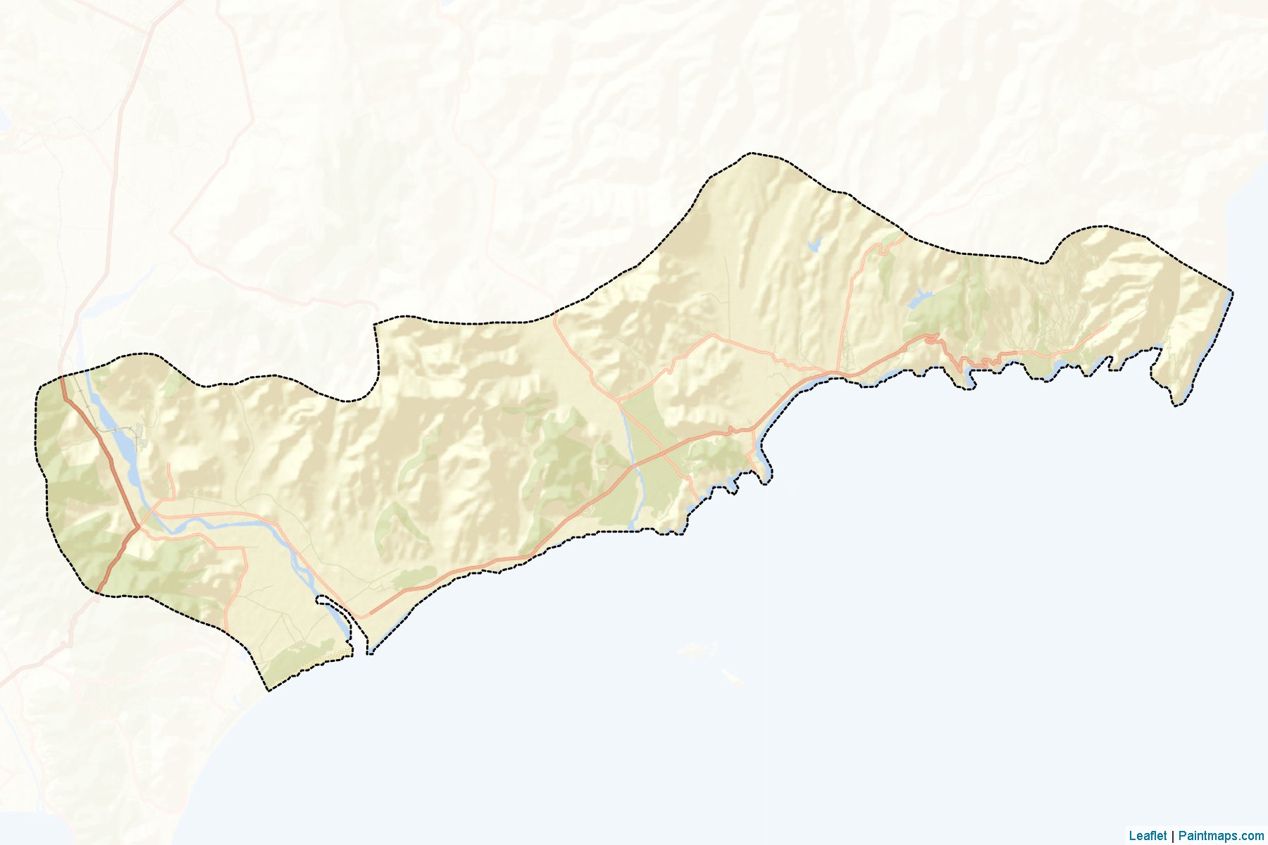 Muestras de recorte de mapas Hwadae (Hamgyŏng-bukto)-2