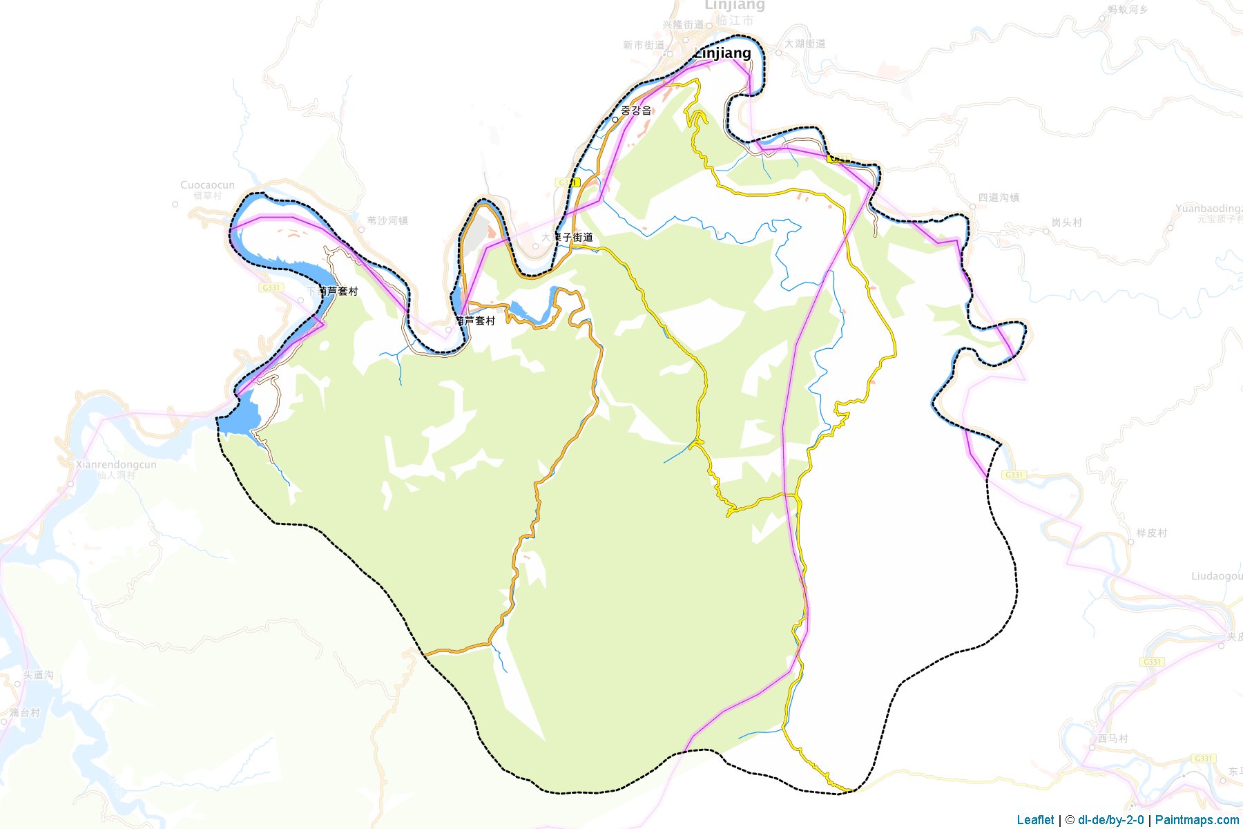 Junggang (Chagang-do) Map Cropping Samples-1