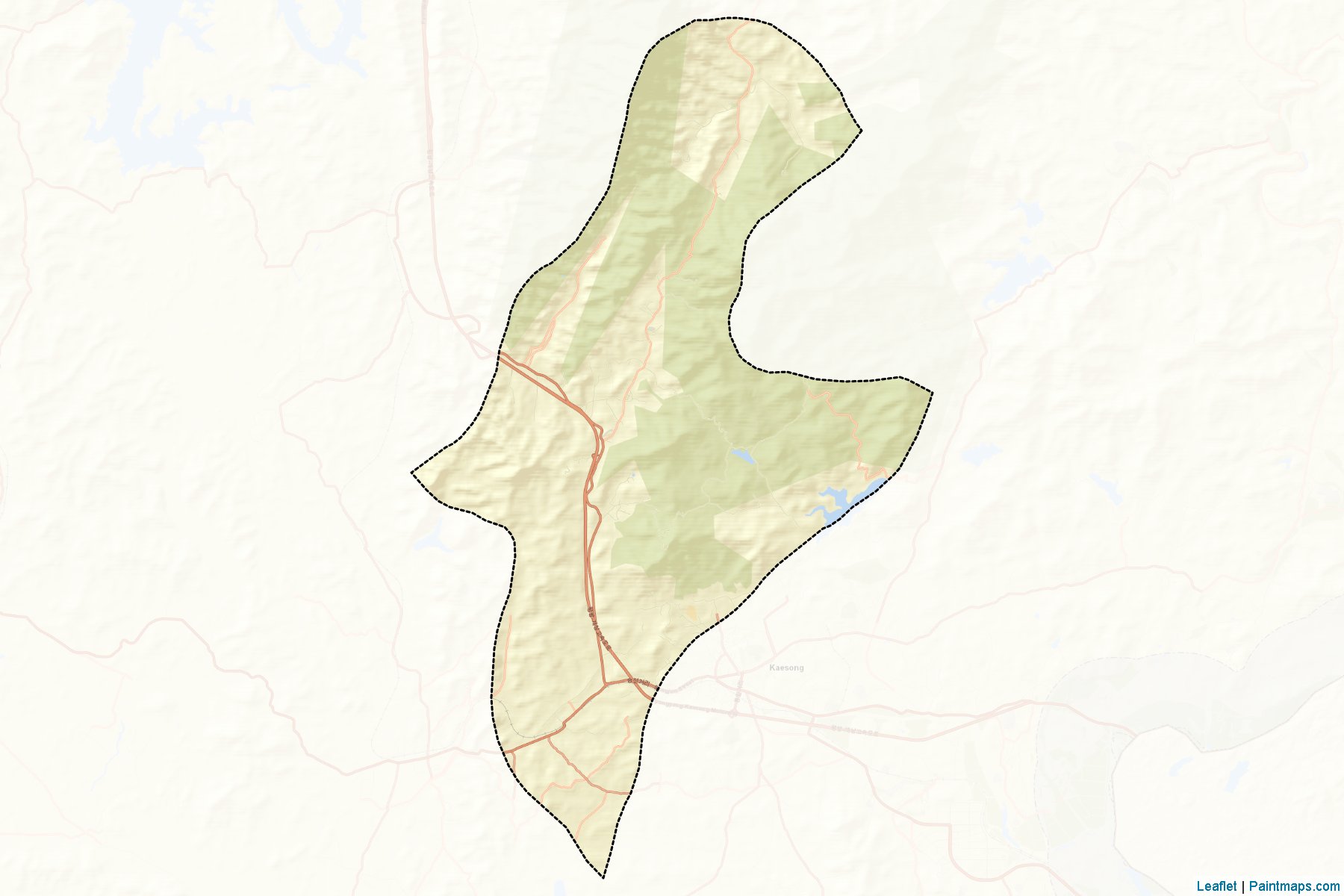 Kaesong (Hwanghae-bukto) Map Cropping Samples-2