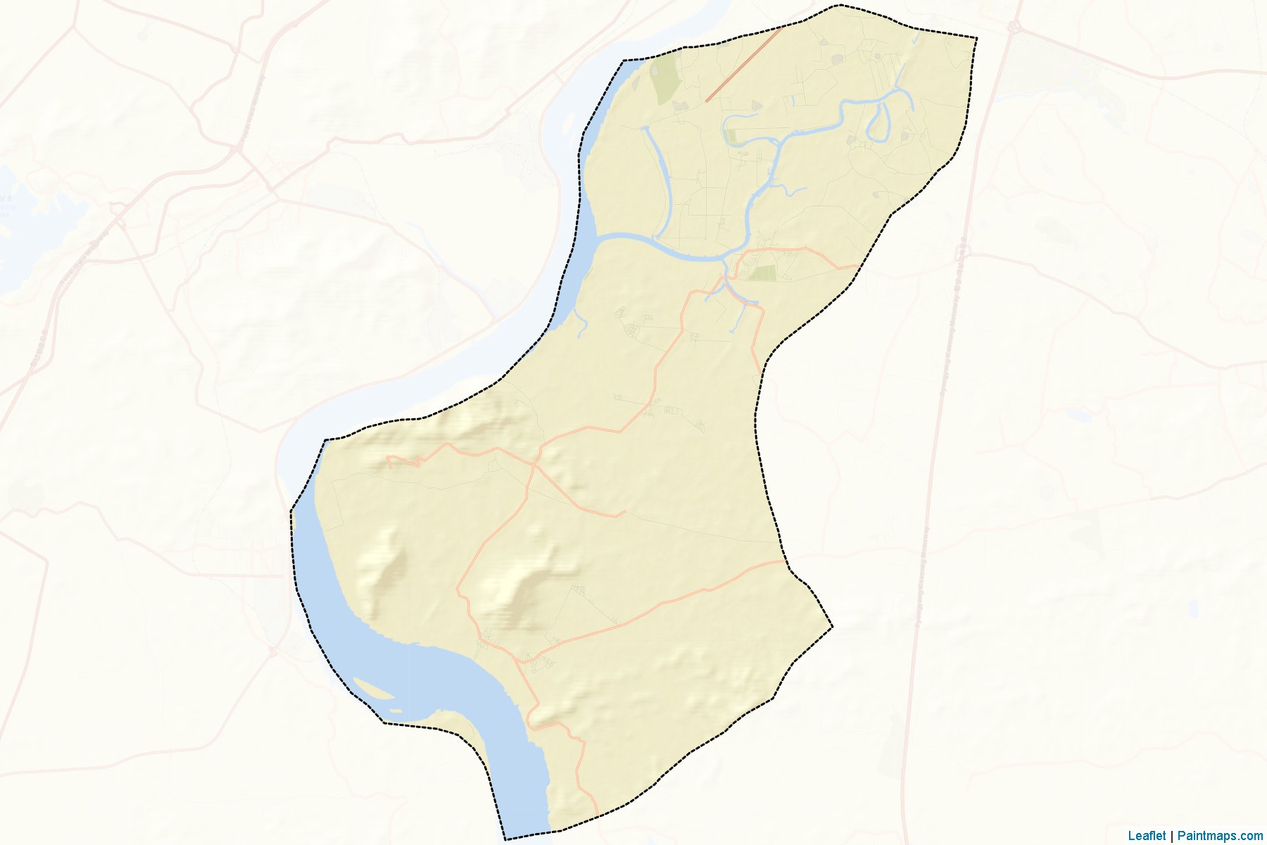 Muestras de recorte de mapas Kangnam (Hwanghae-bukto)-2