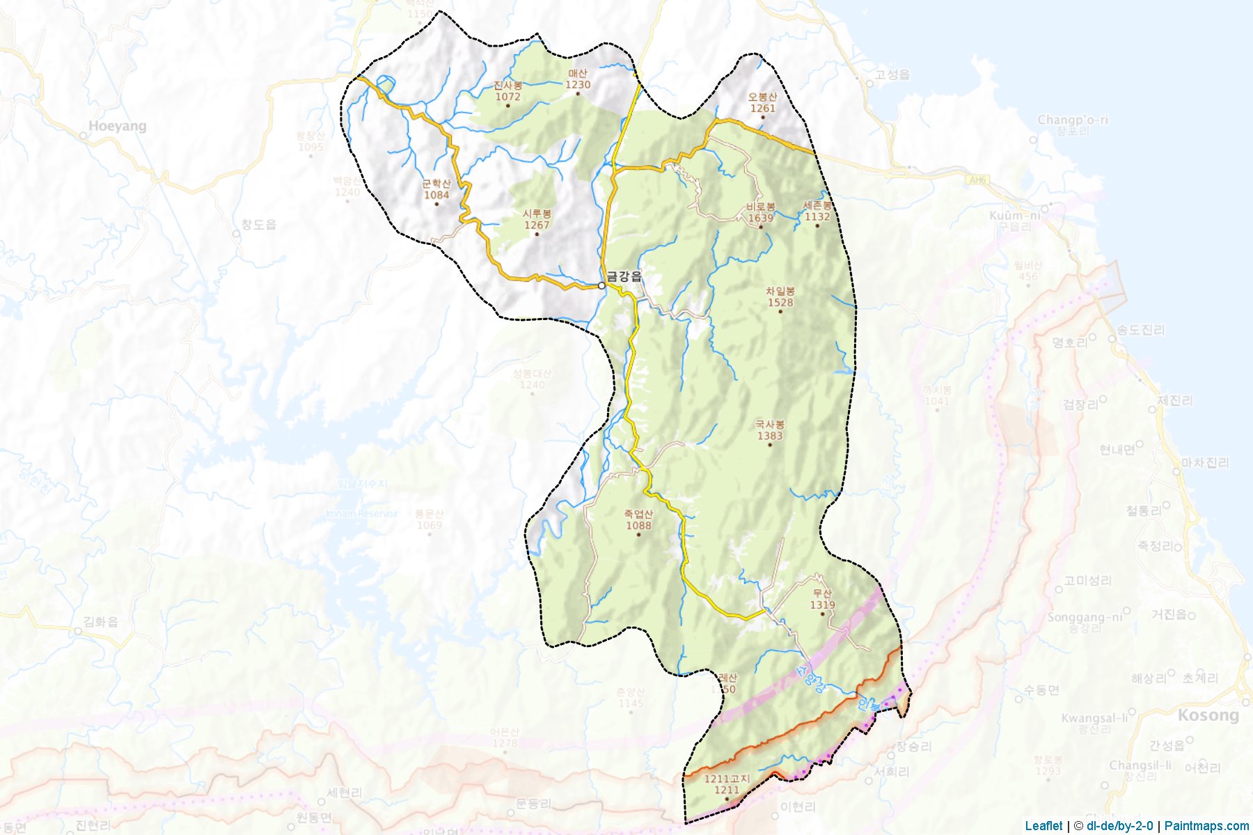 Kumgang (Kangwon-do) Map Cropping Samples-1