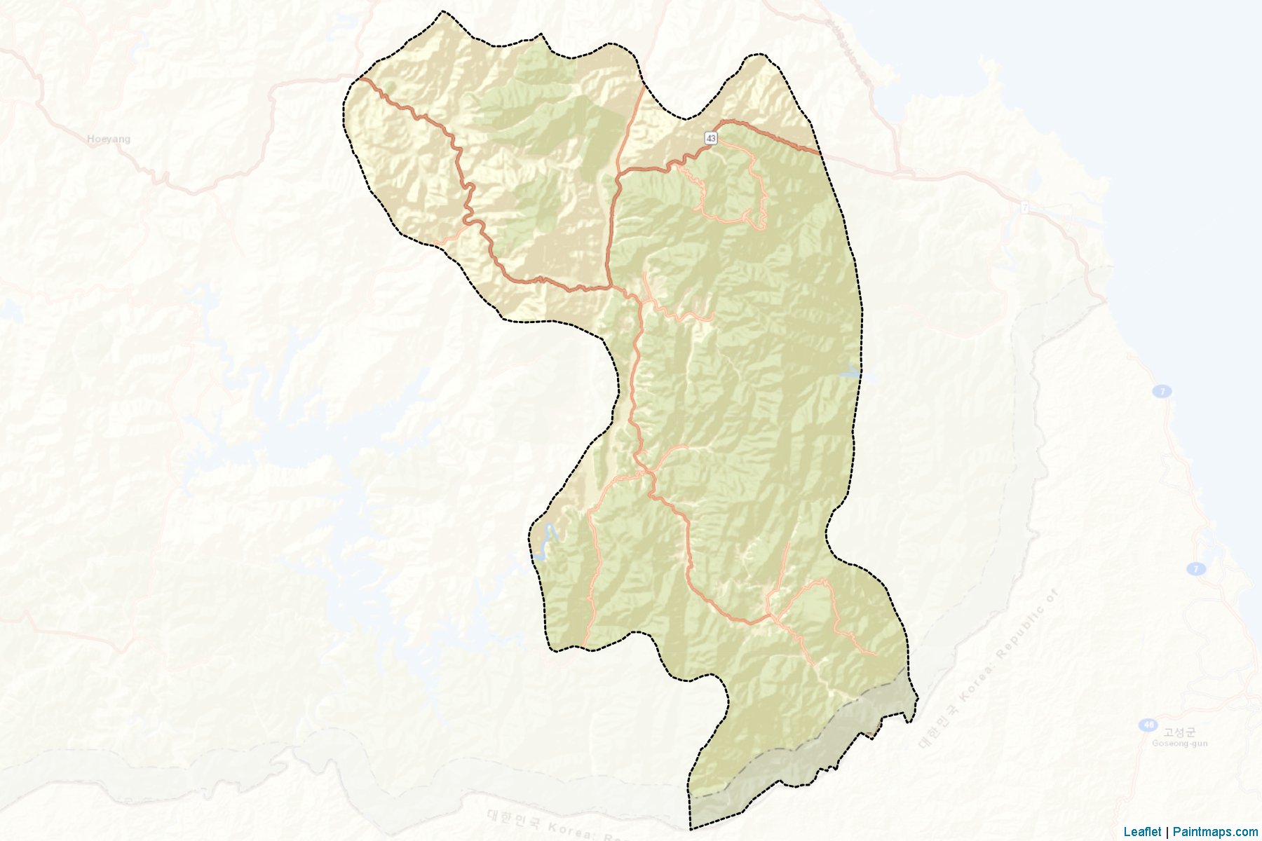 Kumgang (Kangwon-do) Map Cropping Samples-2