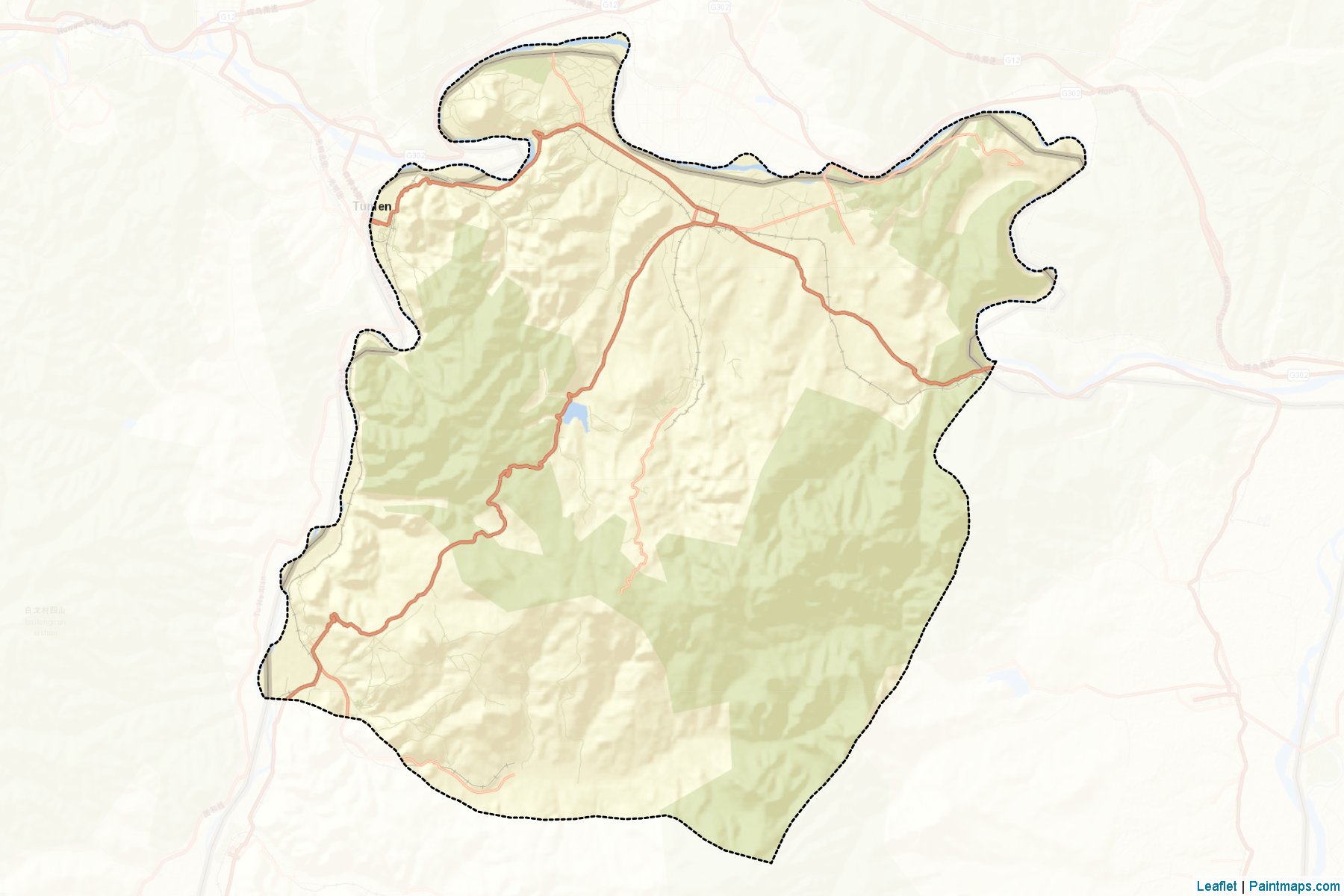 Muestras de recorte de mapas Onsong (Hamgyŏng-bukto)-2