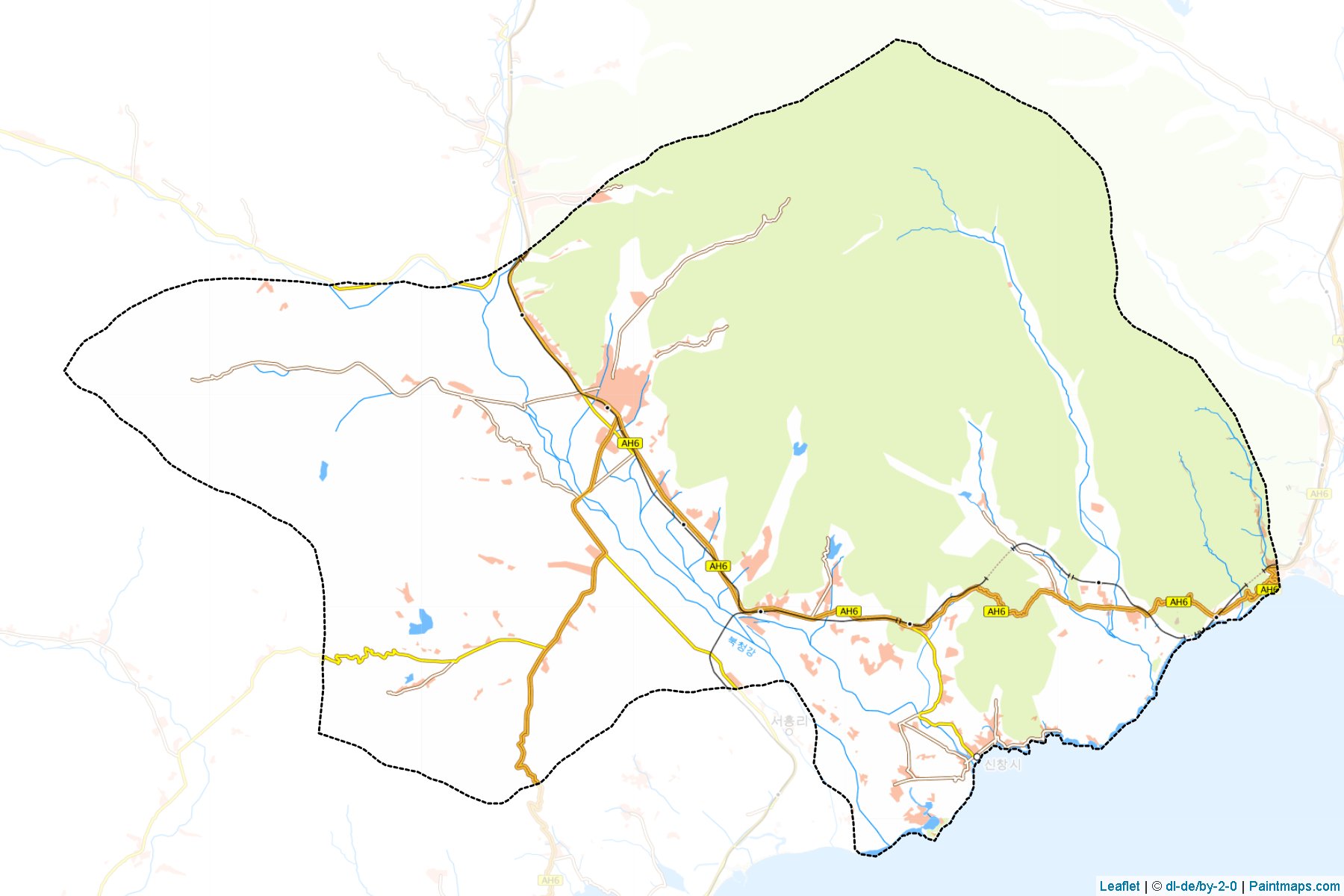 Pukchong (Hamgyong-namdo) Map Cropping Samples-1