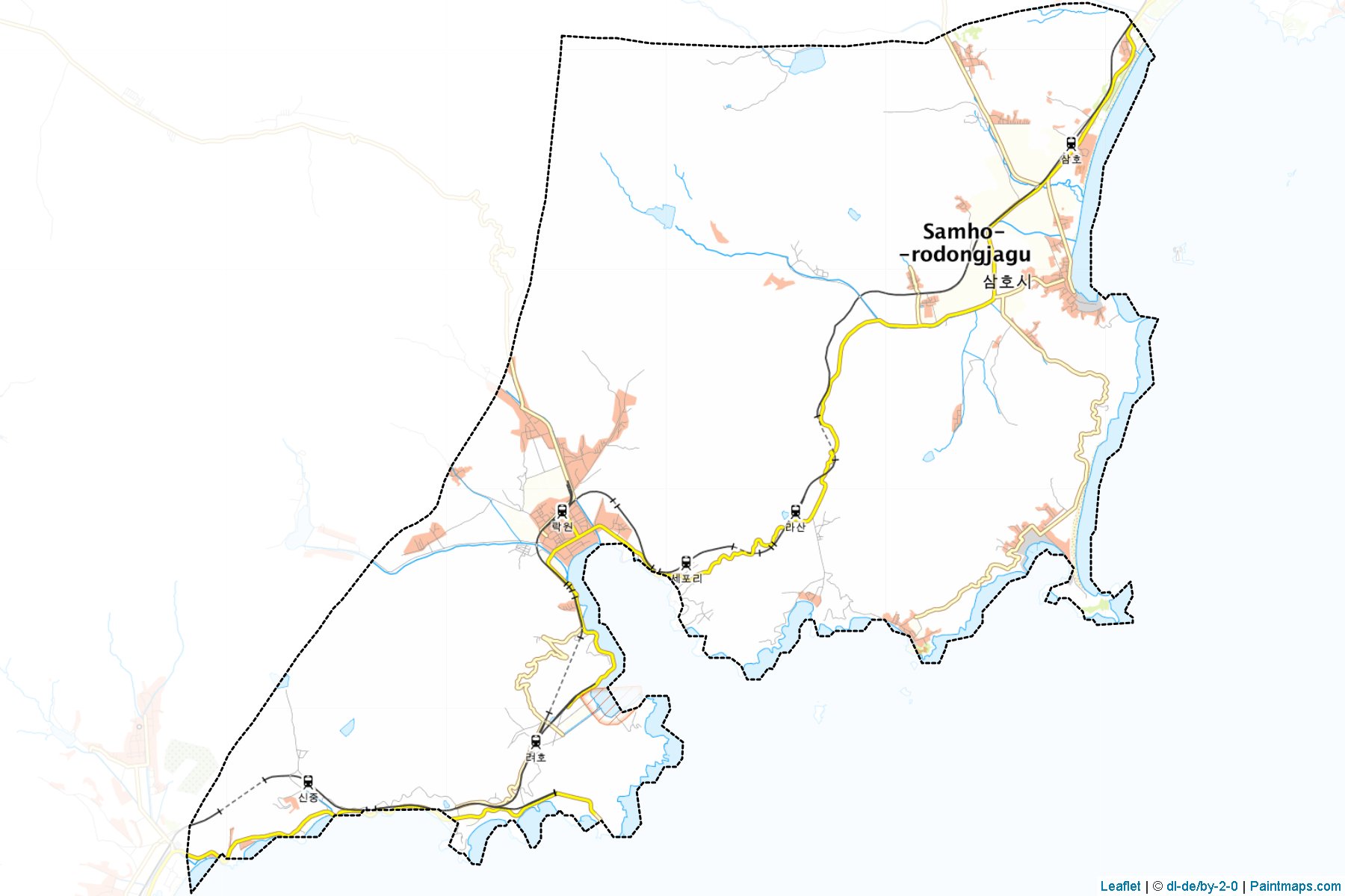 Rakwon (Hamgyong-namdo) Map Cropping Samples-1