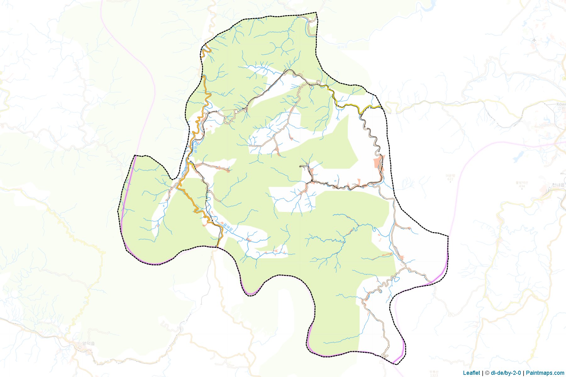 Sudong (Hamgyong-namdo) Map Cropping Samples-1