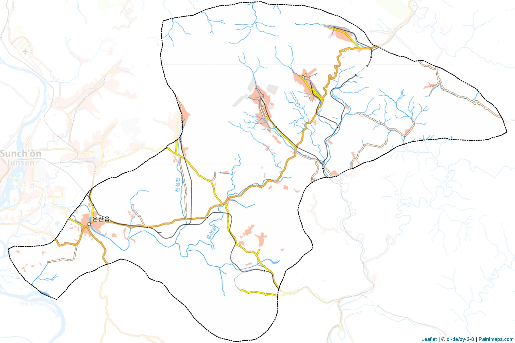 Unsan (P'yongan-namdo) Map Cropping Samples-1