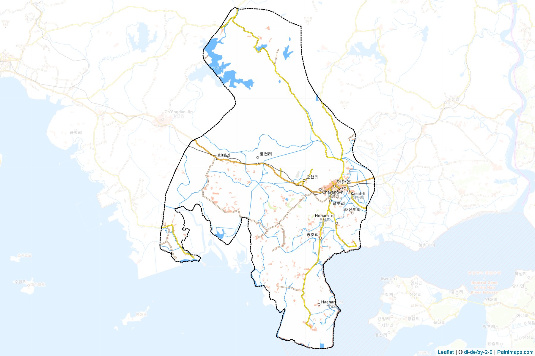 Yonan (Hwanghae-namdo) Map Cropping Samples-1