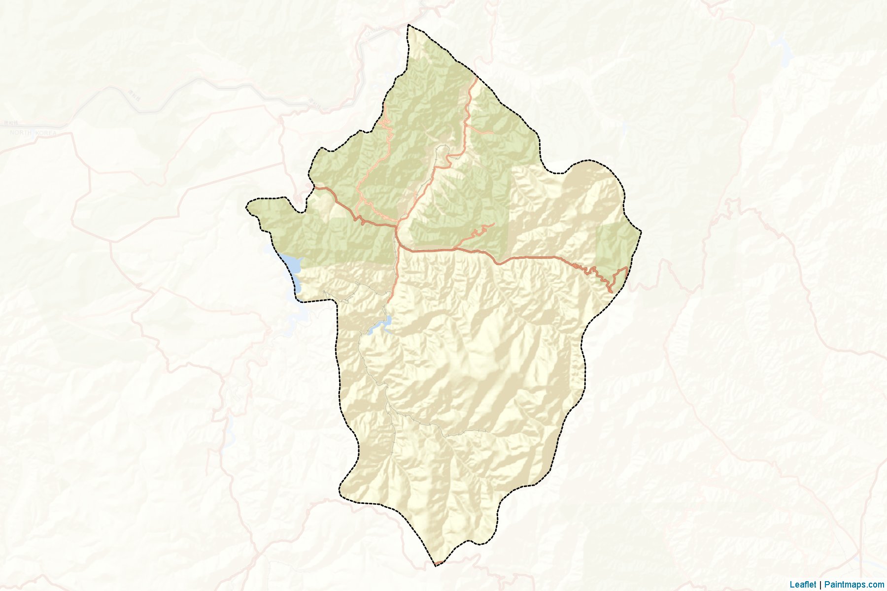 Muestras de recorte de mapas Yonsa (Hamgyŏng-bukto)-2