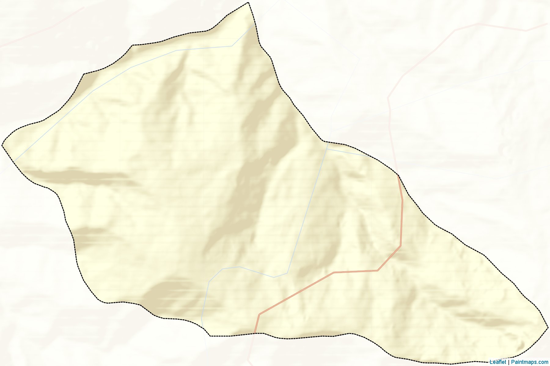 Muestras de recorte de mapas Kanglung (Tashigang)-2