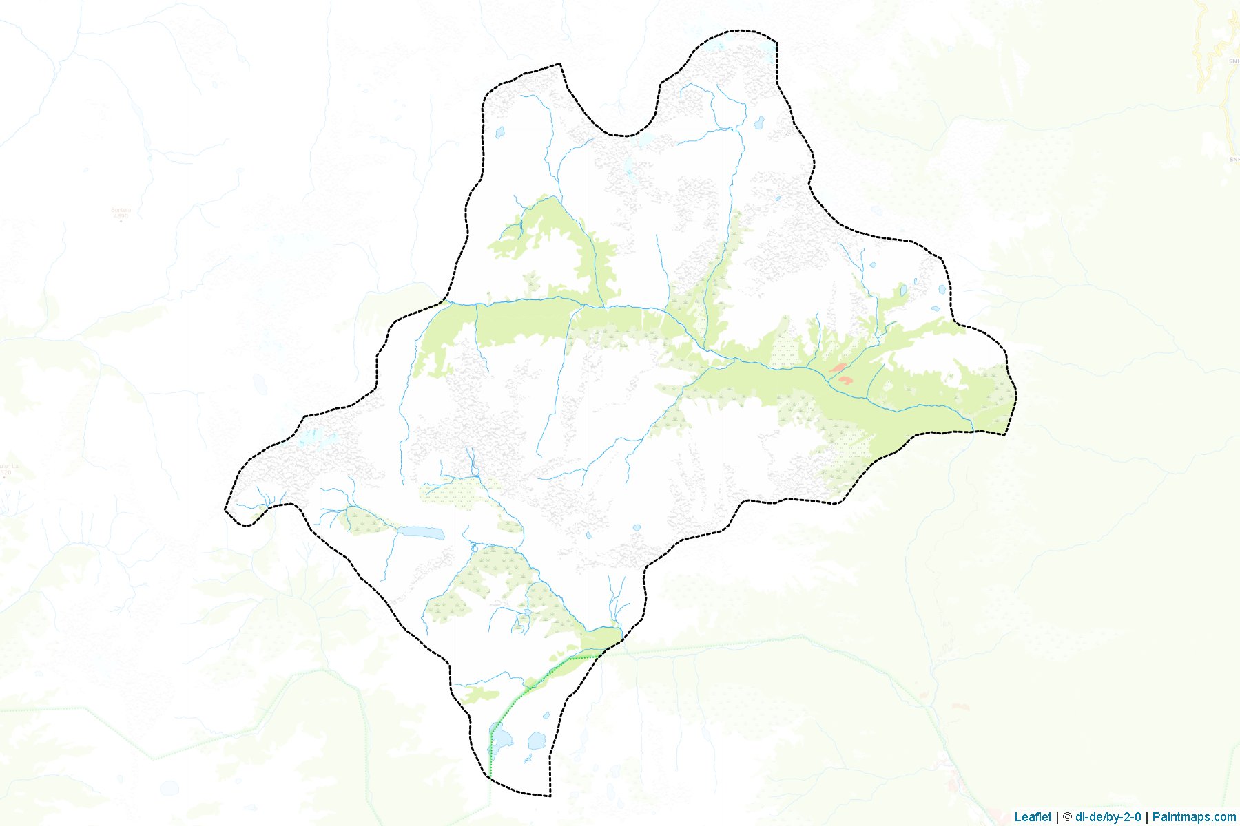 Naro (Thimpu District) Haritası Örnekleri-1