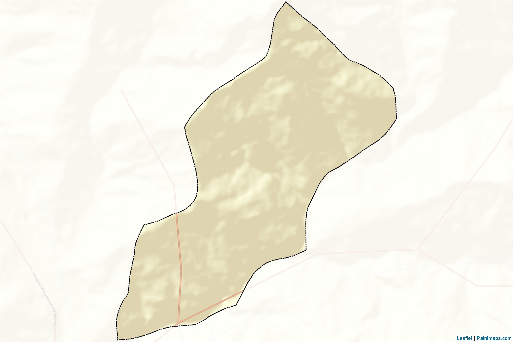 Muestras de recorte de mapas Phangyuel (Wangdi Phodrang)-2