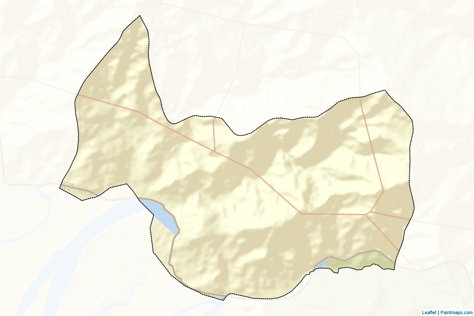 Bhalujhora (Chhukha) Map Cropping Samples-2