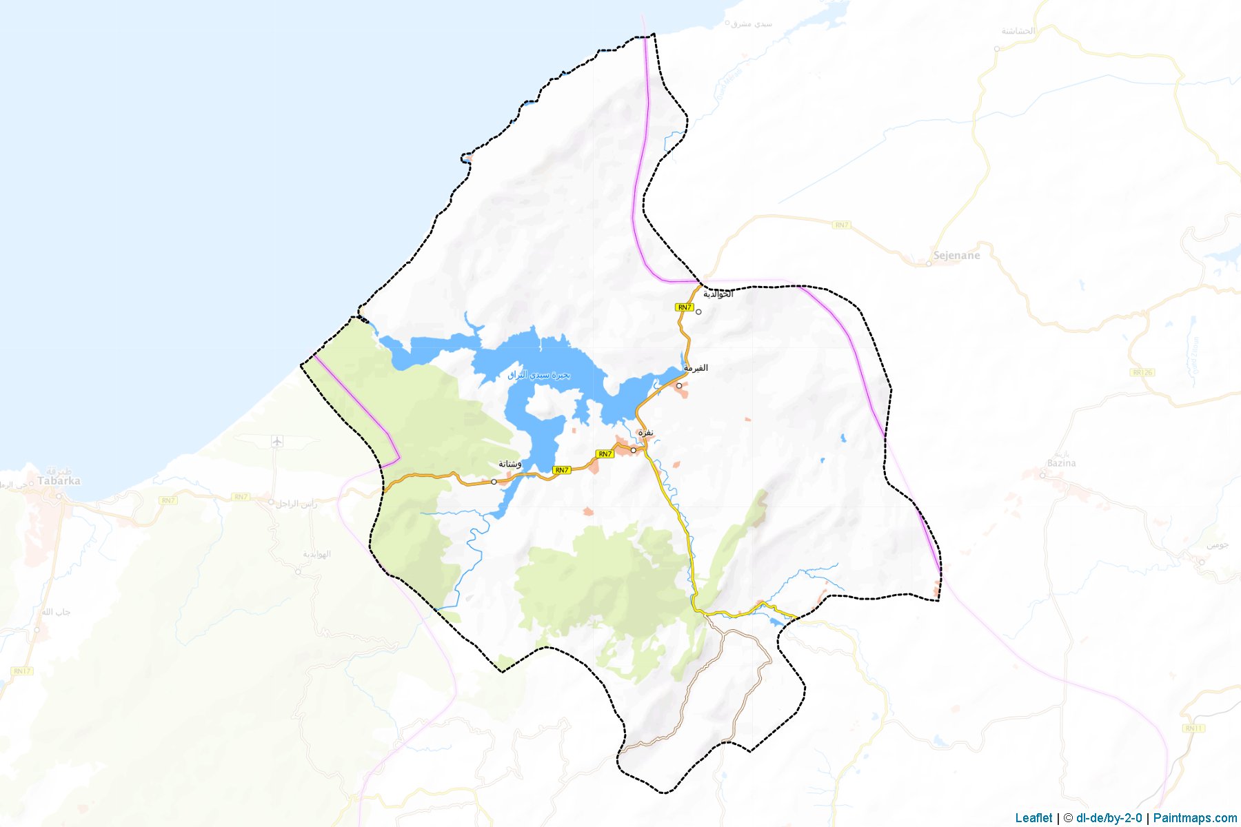 Nefza (Bace ili) Haritası Örnekleri-1