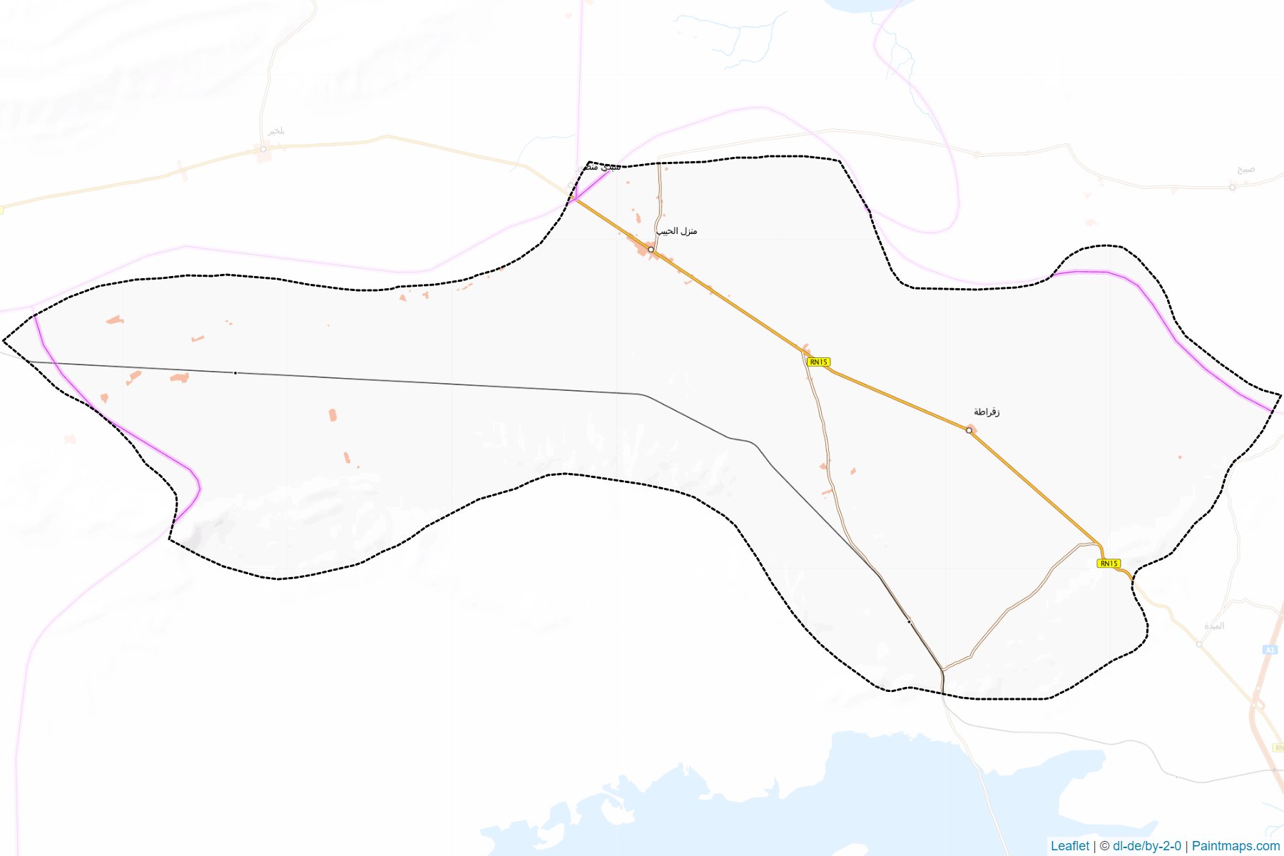 Muestras de recorte de mapas Menzel El Habib (Gabès)-1