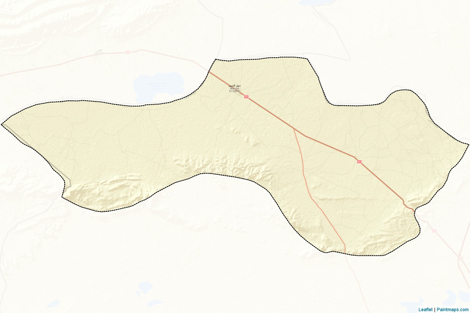 Muestras de recorte de mapas Menzel El Habib (Gabès)-2