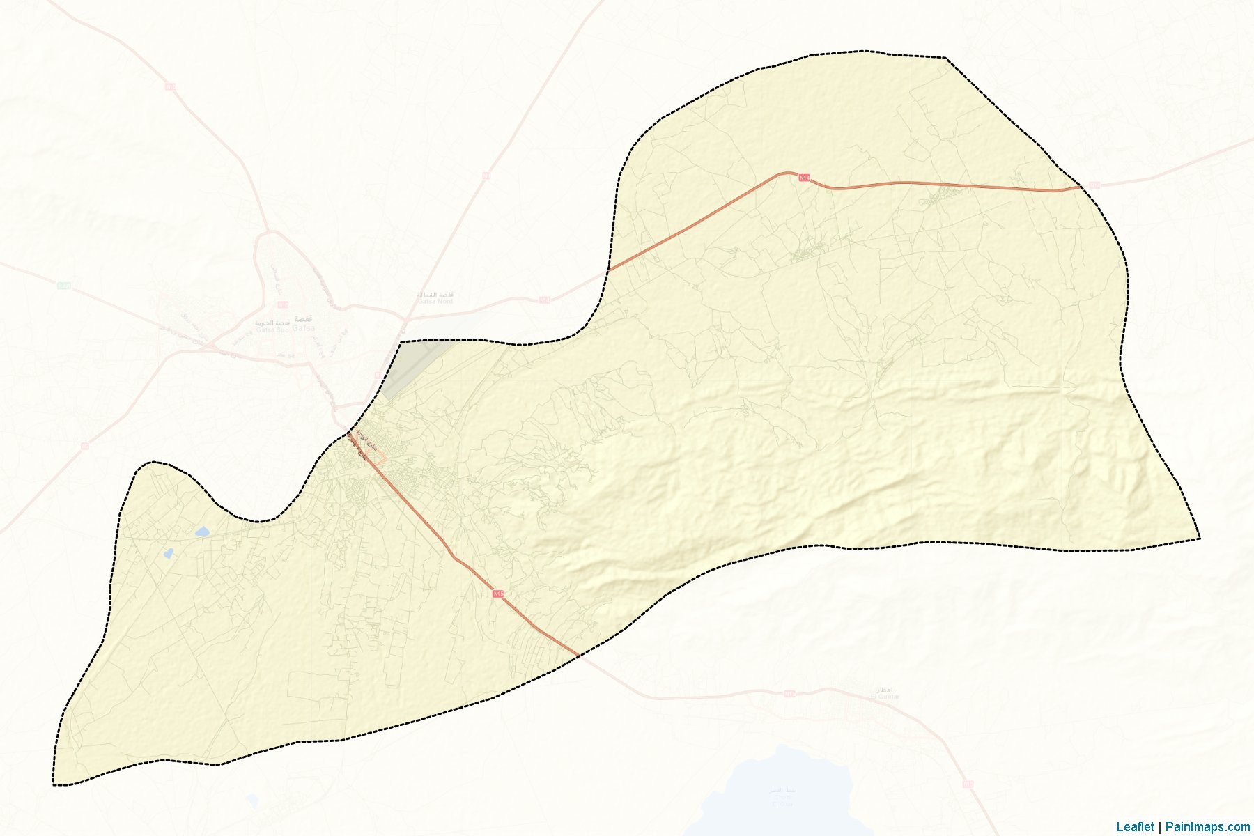 Ksar (Gafsa) Map Cropping Samples-2